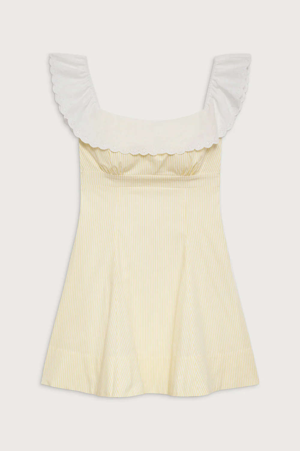 Lilah Striped Mini Dress | Daisy Stripe - Image 3
