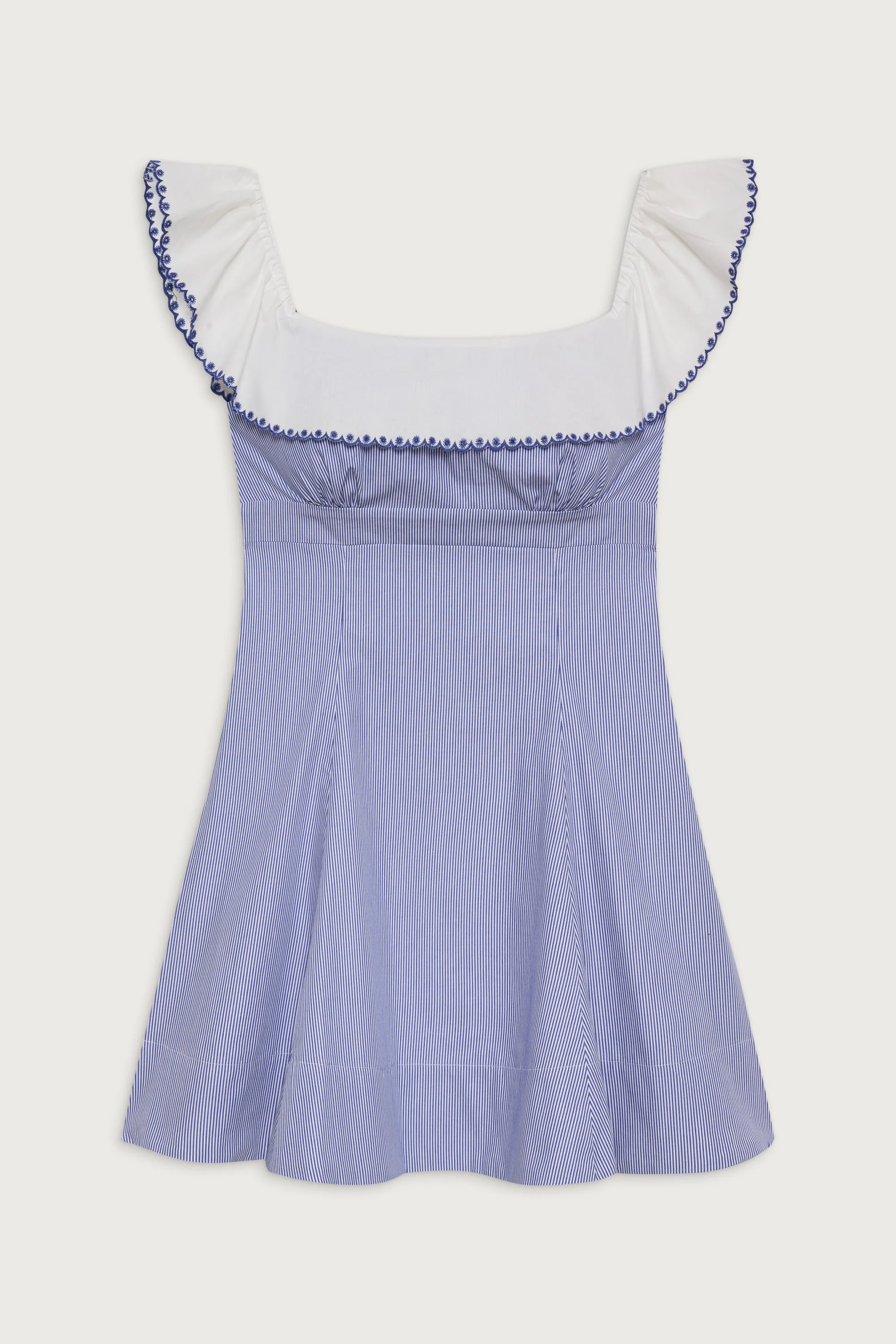 Lilah Striped Mini Dress | Midnight Stripe - Image 3