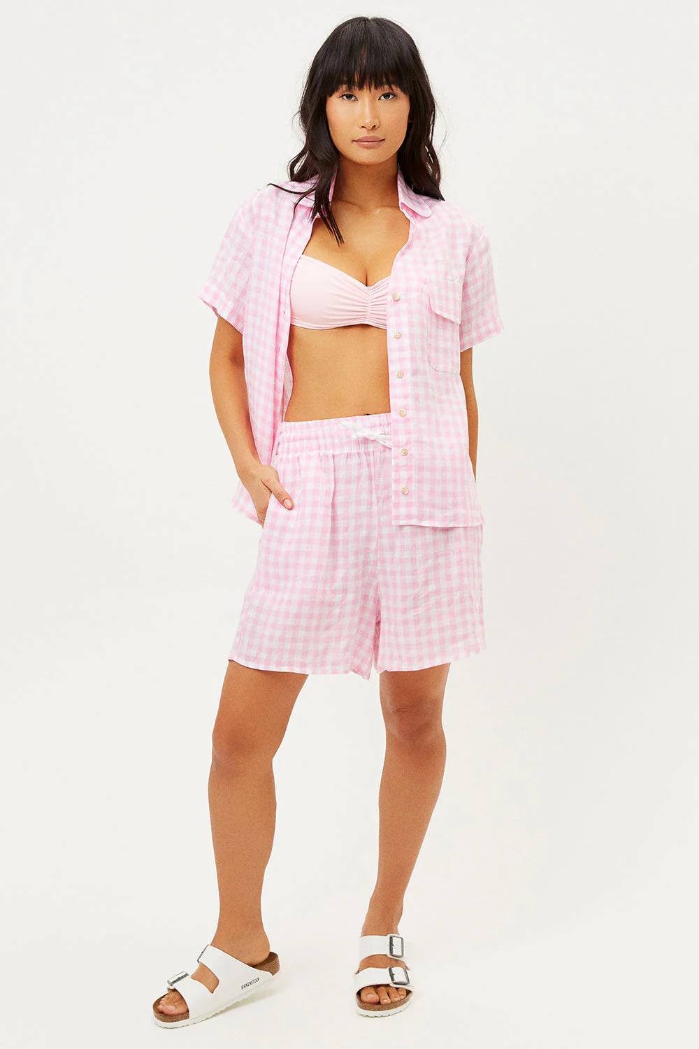 Lou Button Up Top | Pink Picnic - Image 5