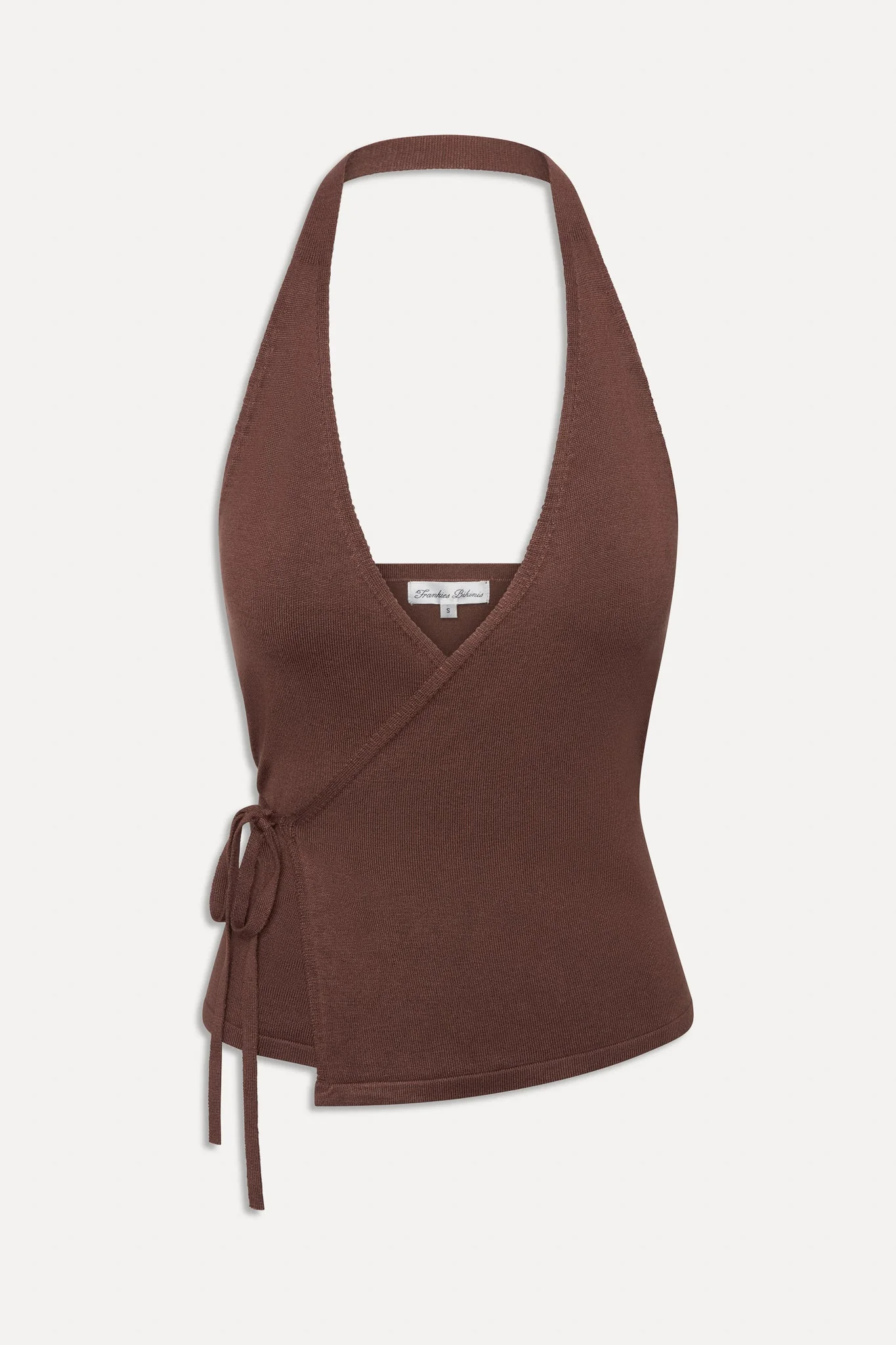 Lullaby Halter Wrap Top | Brown Sugar - Image 3