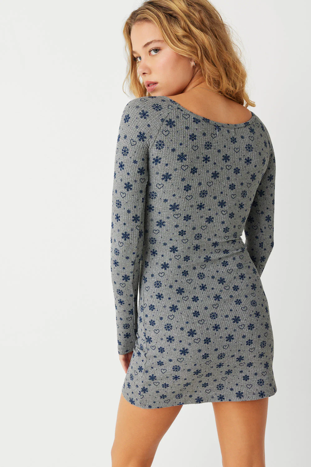 Lumi Waffle Mini Dress | Apres Ski - Image 5