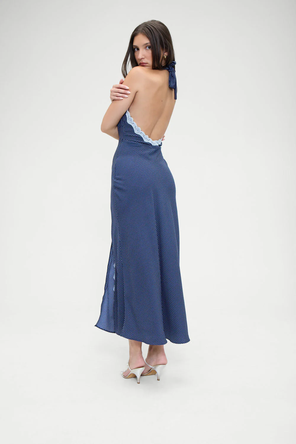 Madeleine Polka Dot Maxi Dress | Dotty - Image 2