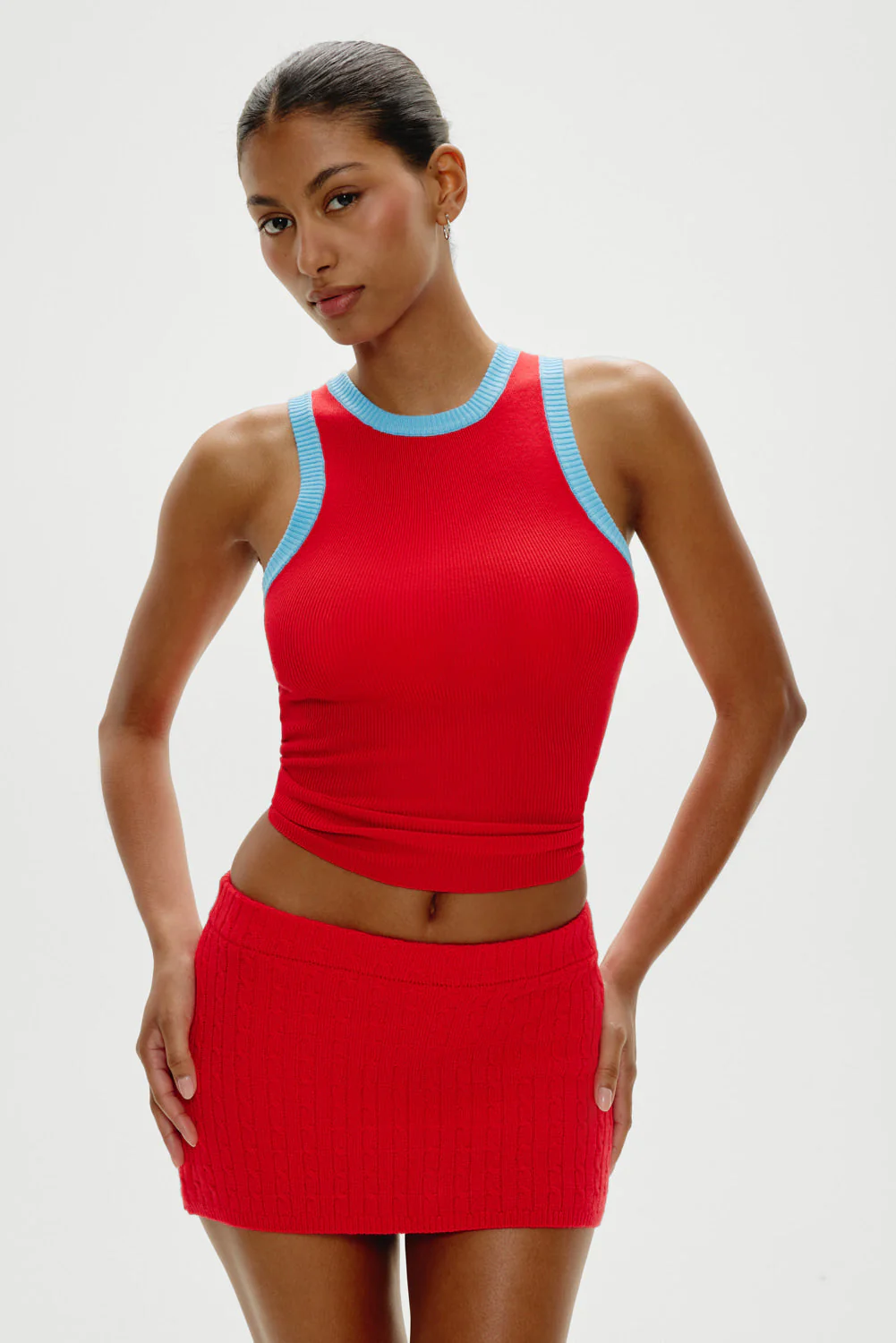 Marialla Mini Skort | Cherry - Image 5