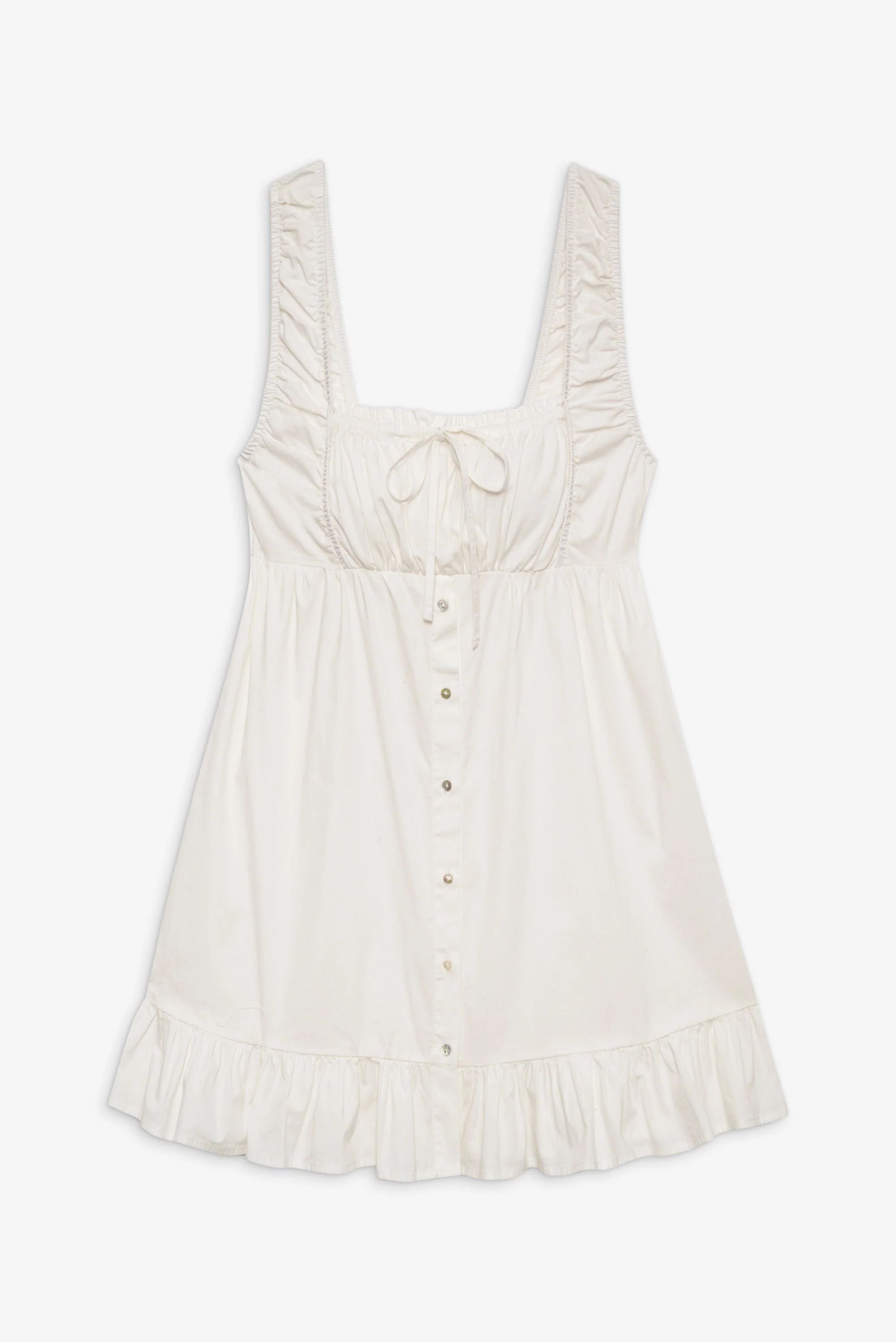 Marilyn Babydoll Dress | White - Image 3