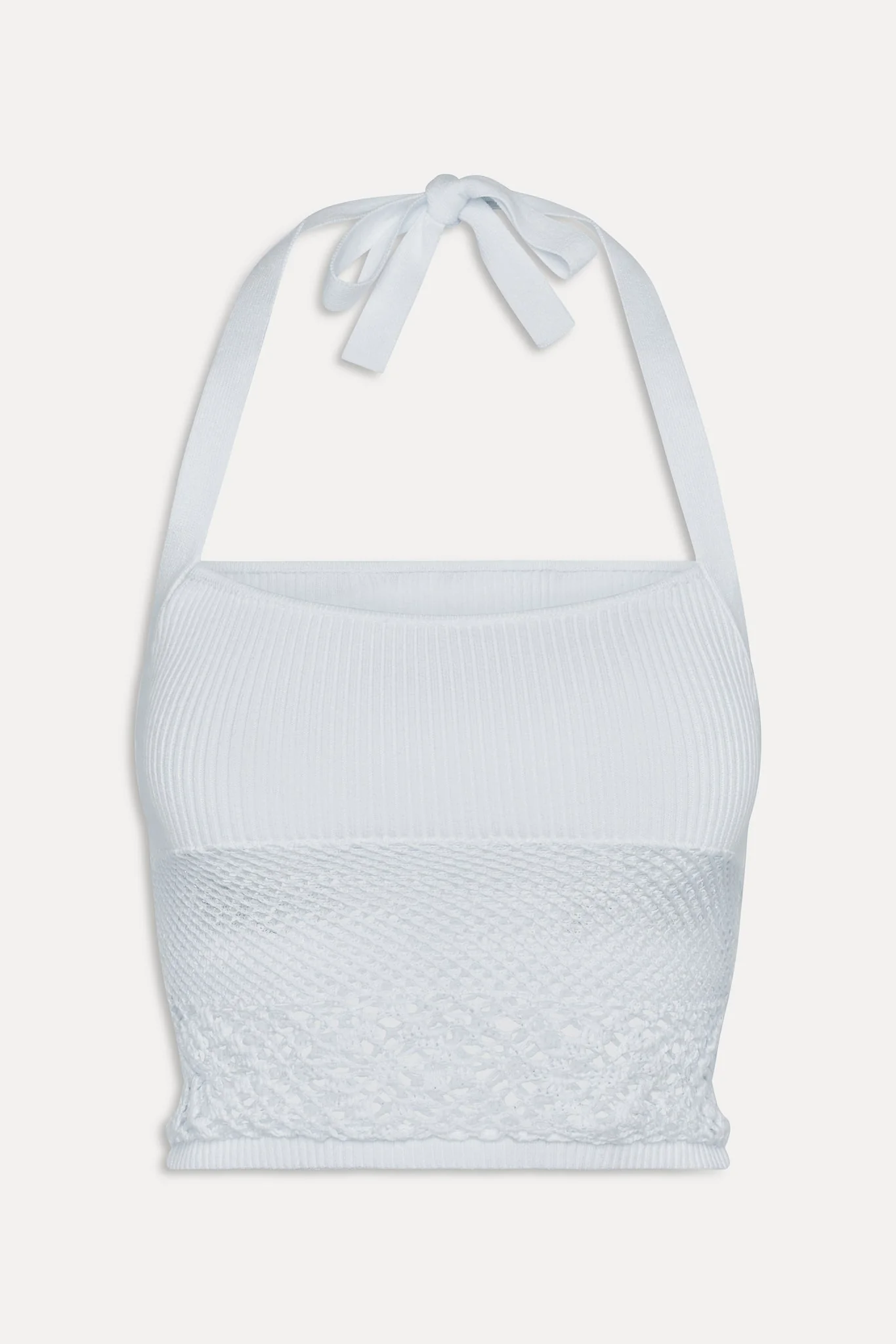Orchard Crochet Halter Top | White - Image 3