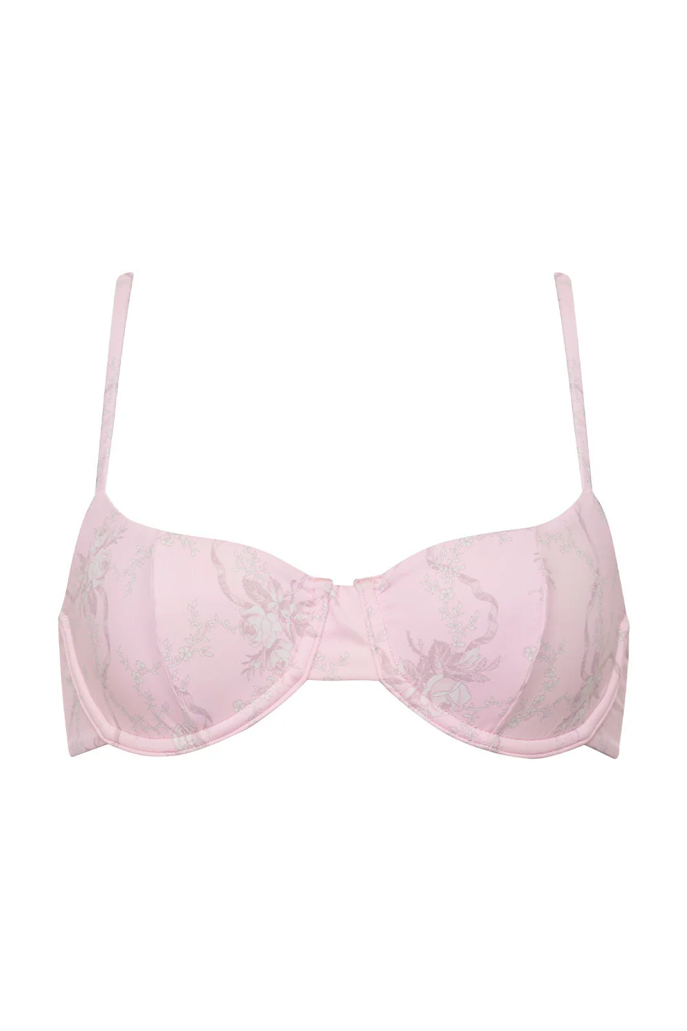 Pam Floral Underwire Bikini Top | Aurora - Image 5