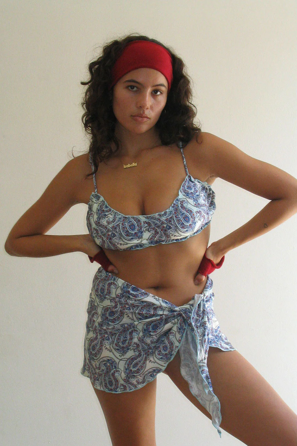Paraiso Shine Wrap Sarong | Paradiso Paisley - Image 4