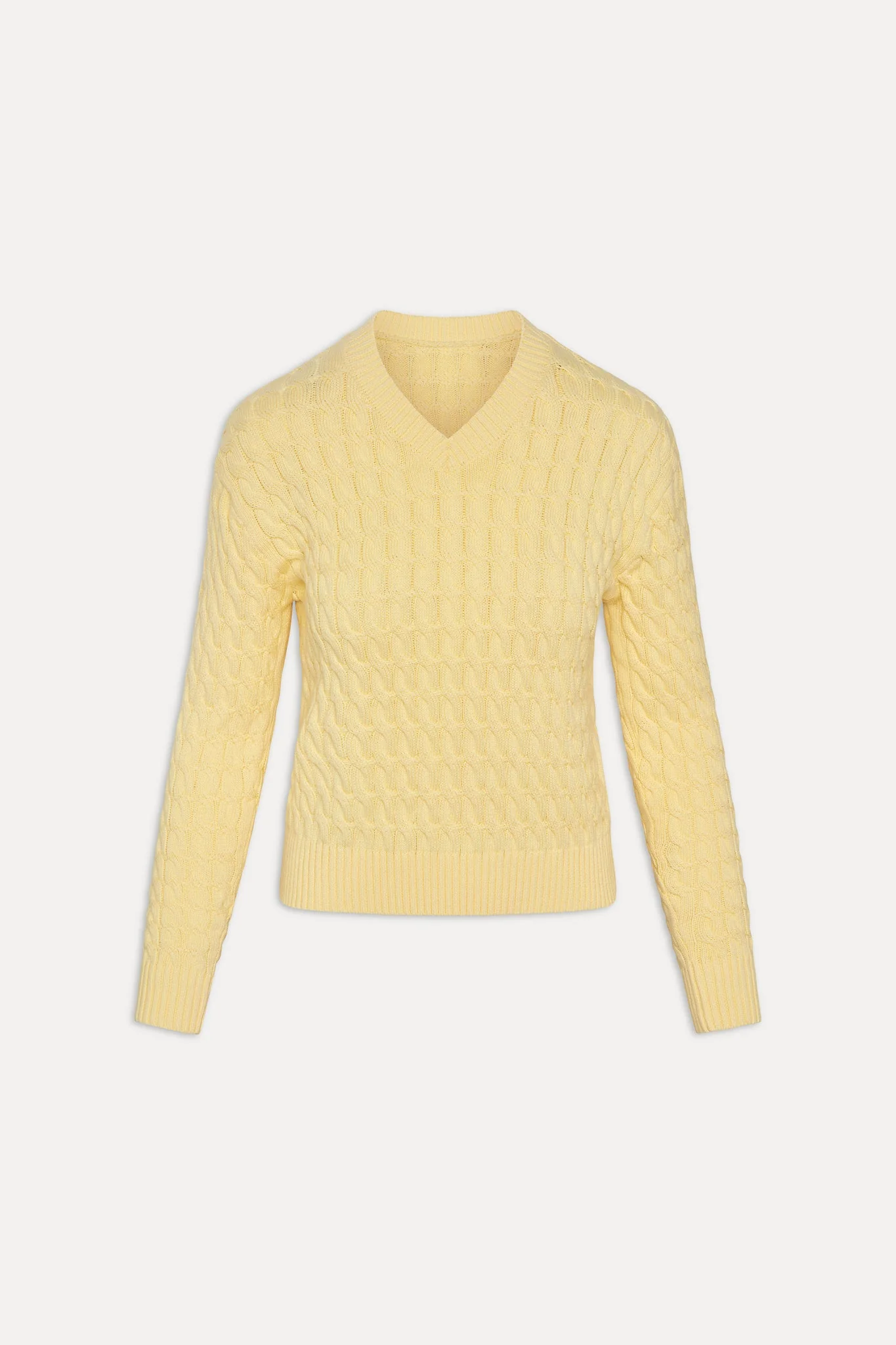 Prince Cable Knit Sweater | Vanilla Sugar - Image 3