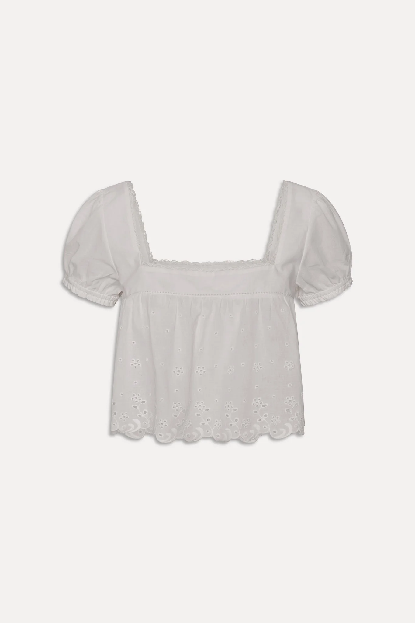 Princess Cropped Blouse | Daisy Eyelet - Image 3
