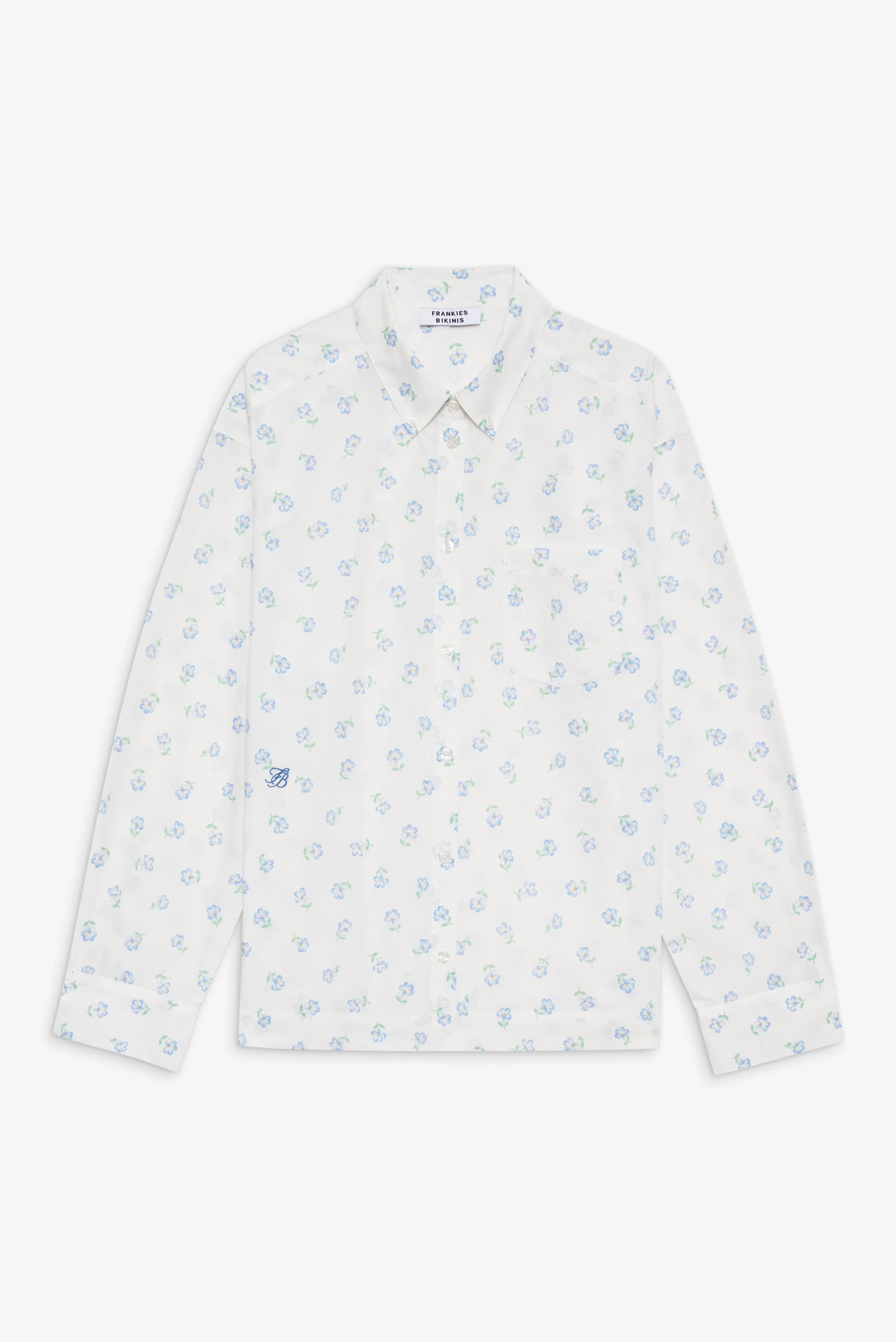 Ralph Long Sleeve Sleep Shirt | Periwinkle - Image 3