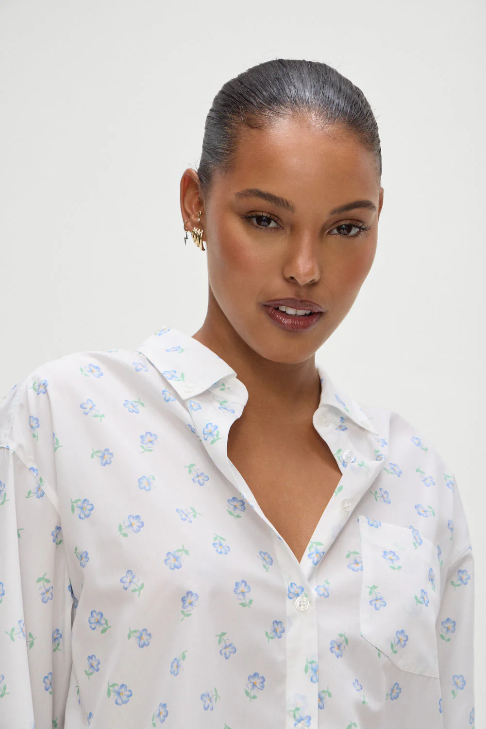 Ralph Long Sleeve Sleep Shirt | Periwinkle - Image 5