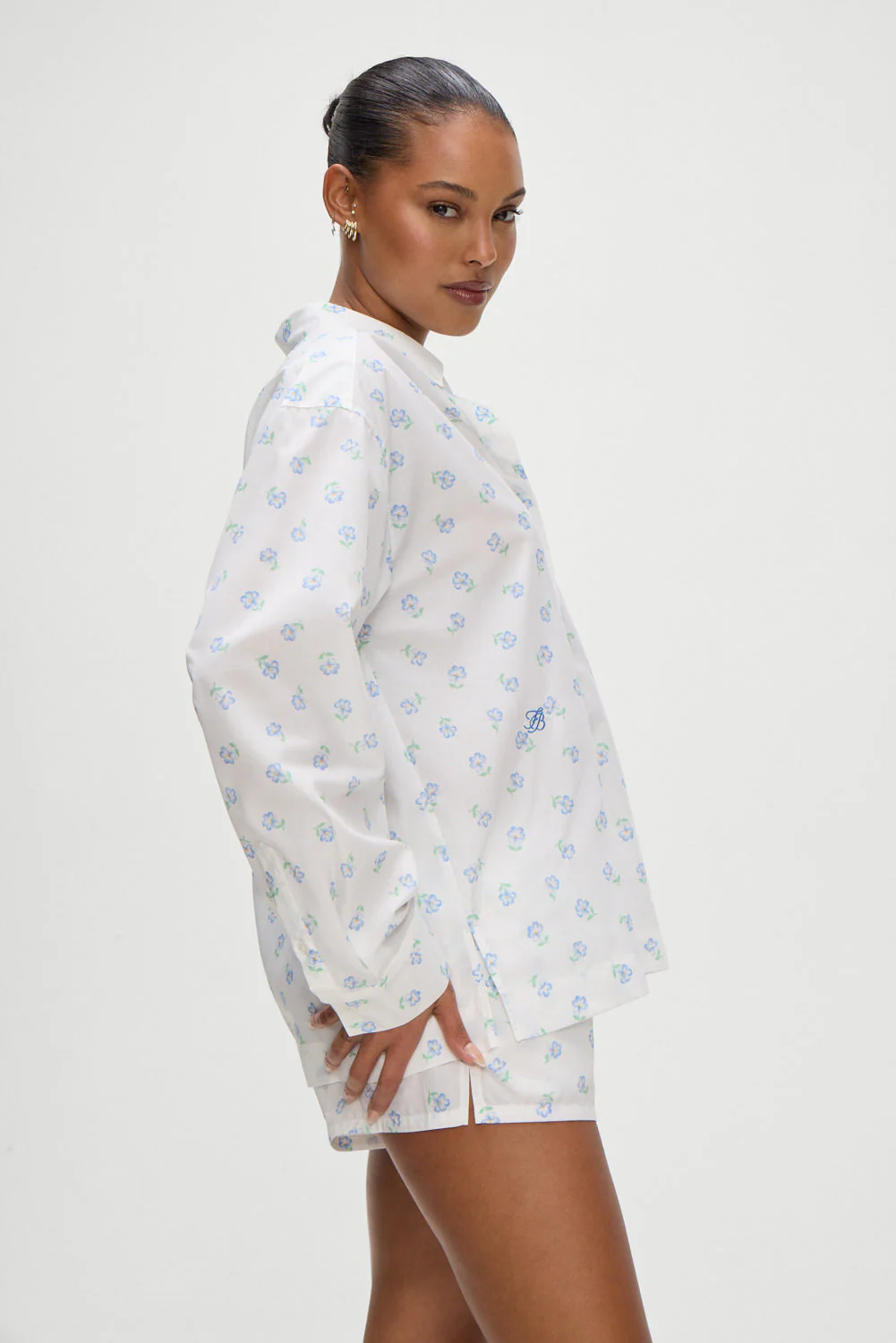 Ralph Long Sleeve Sleep Shirt | Periwinkle - Image 6