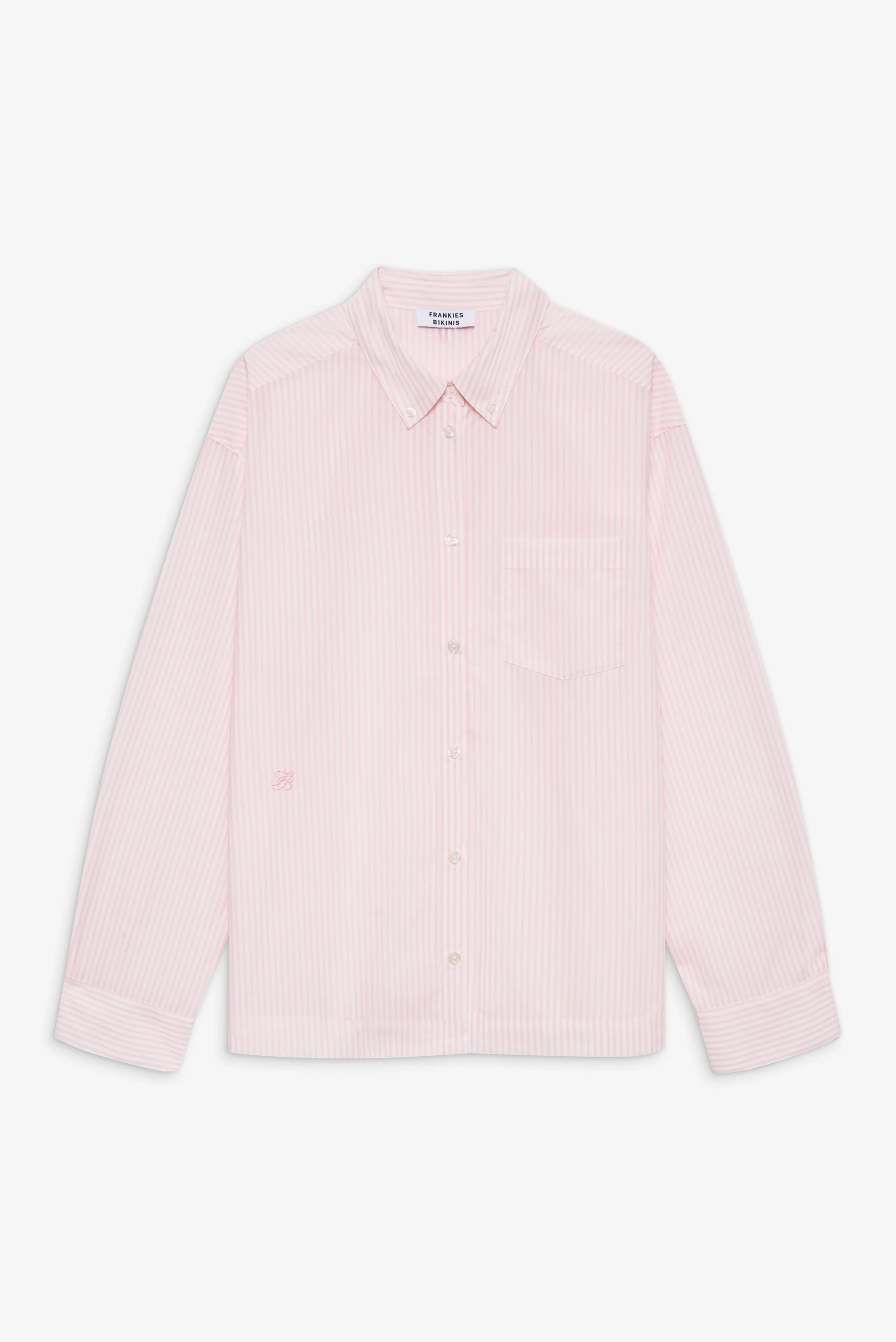 Ralph Long Sleeve Sleep Shirt | Pink Stripe - Image 3
