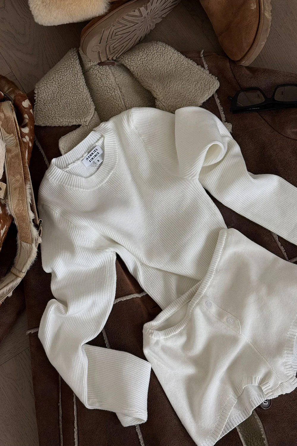 Riley Knit Sweater | White - Image 9