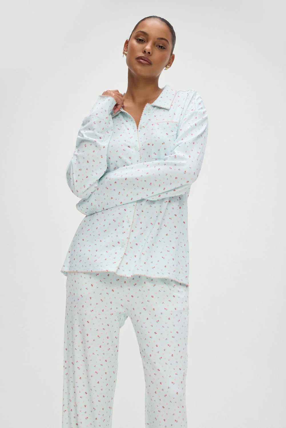 Rory Floral Sleep Pants | Malibu Meadow - Image 4