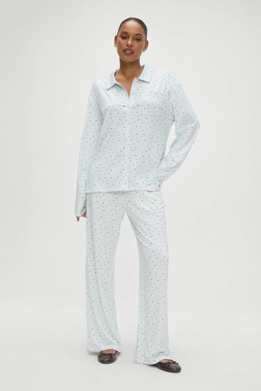 Rory Long Sleeve Sleep Shirt | Malibu Meadow - Image 4