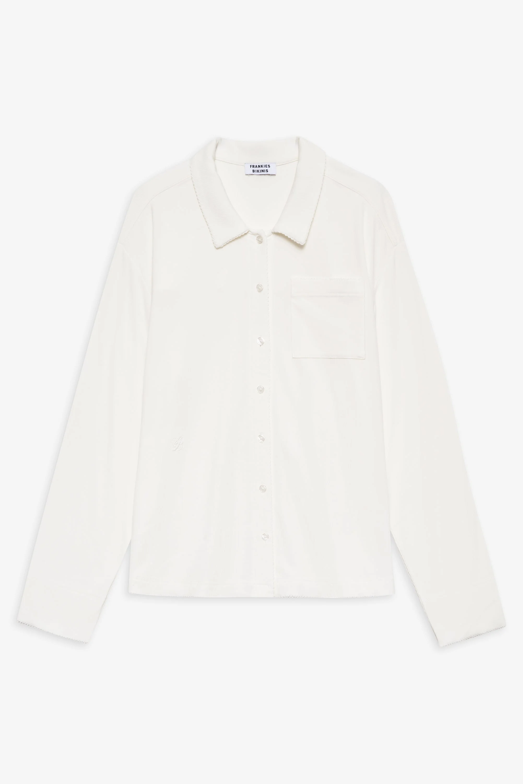 Rory Long Sleeve Sleep Shirt | Seashell - Image 4