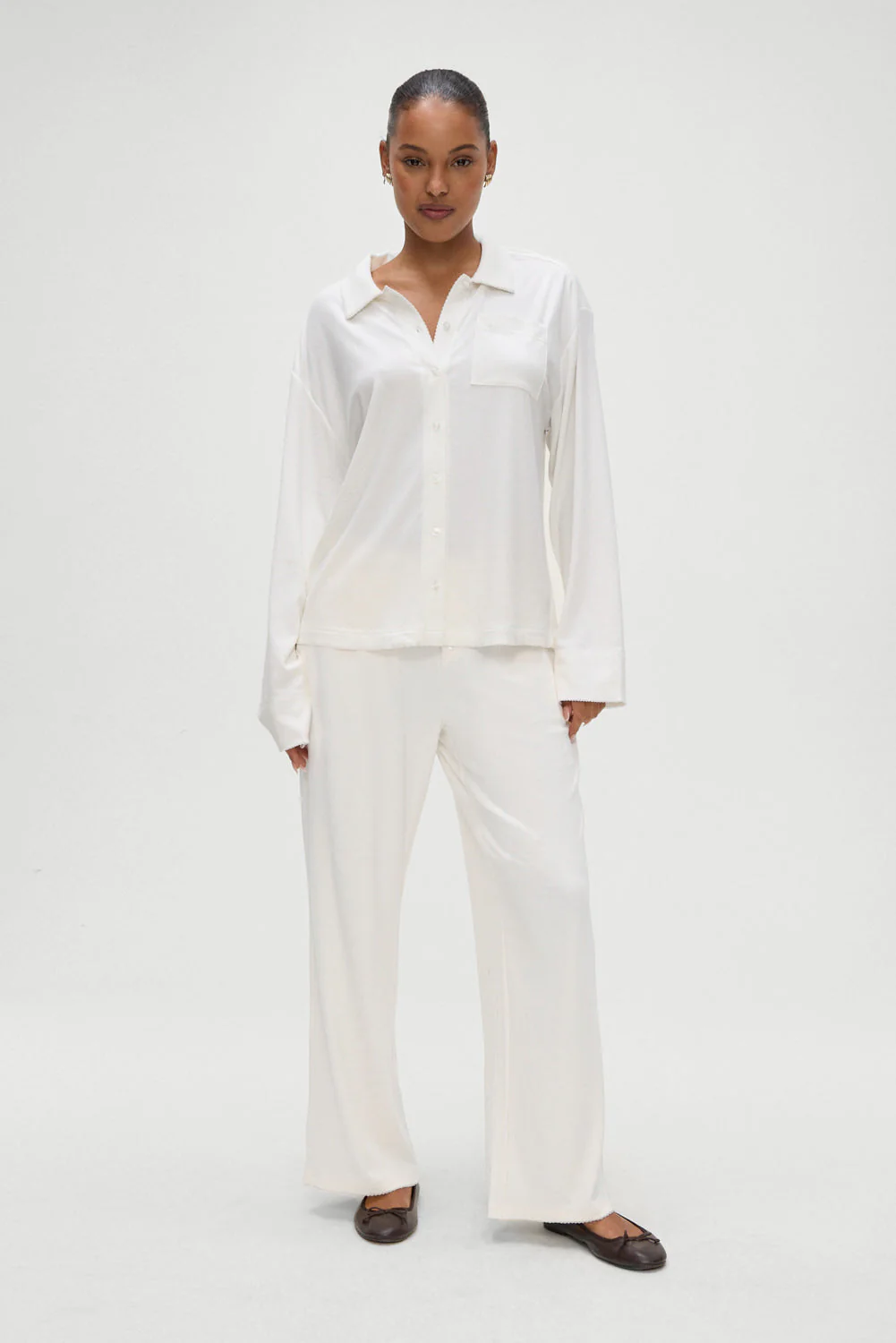 Rory Sleep Pants | Seashell - Image 4