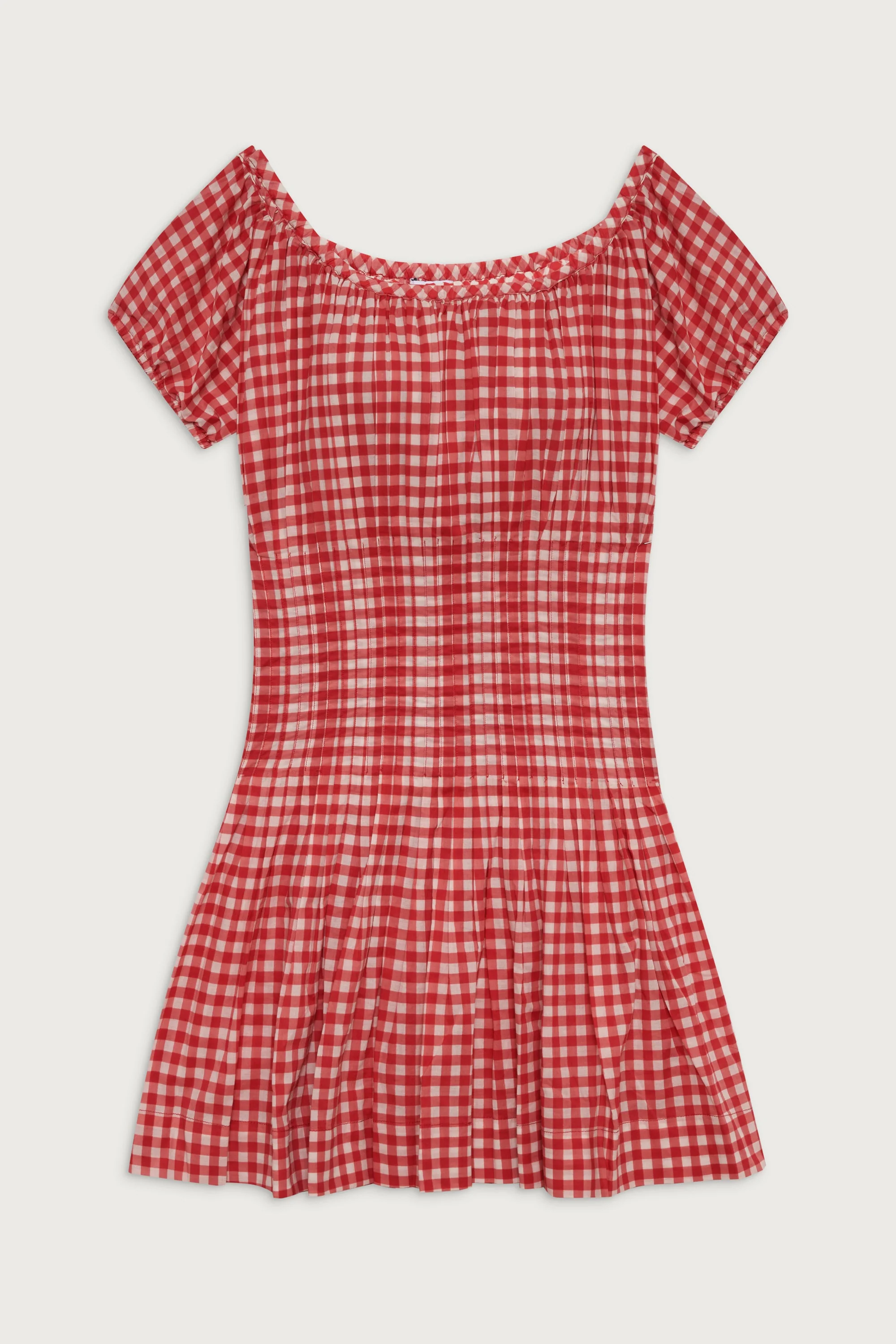 Sadie Gingham Mini Dress |  Cherry Gingham - Image 3