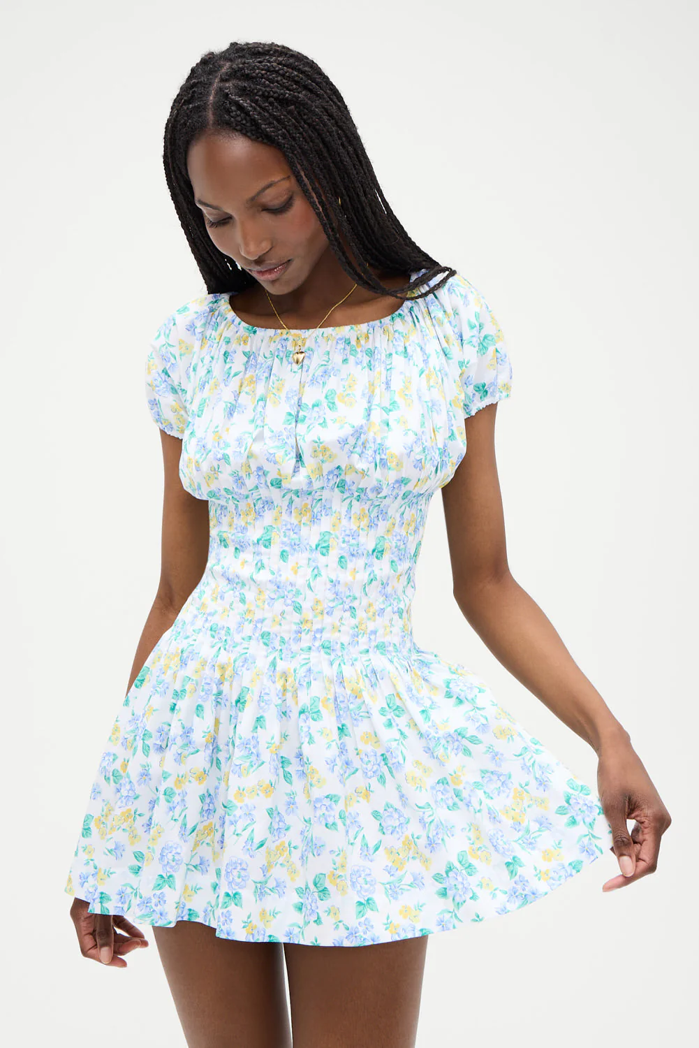 Sadie Mini Dress | Coastal Floral - Image 4
