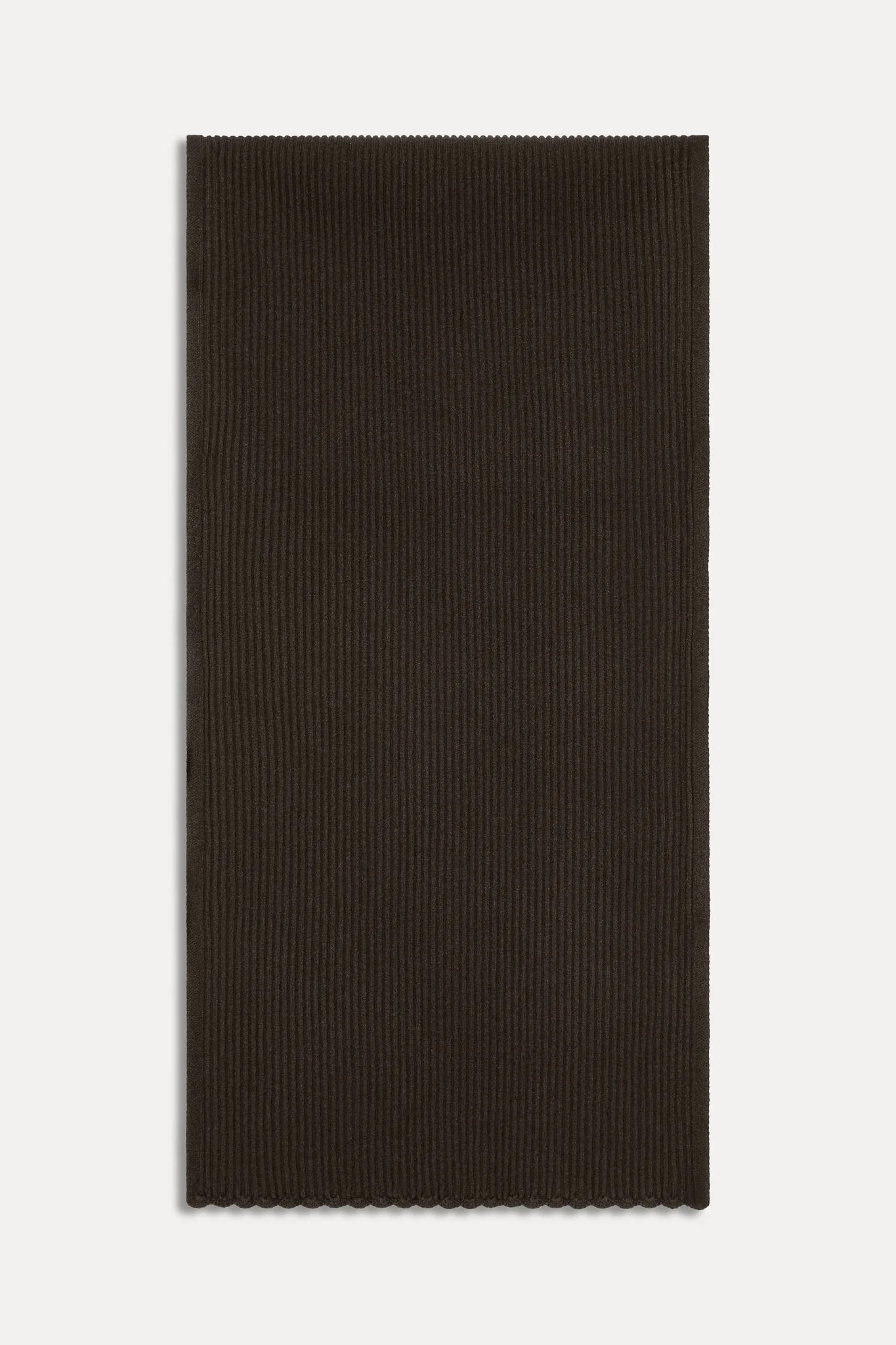 Snug Knit Scarf | Chocolate Brown - Image 3