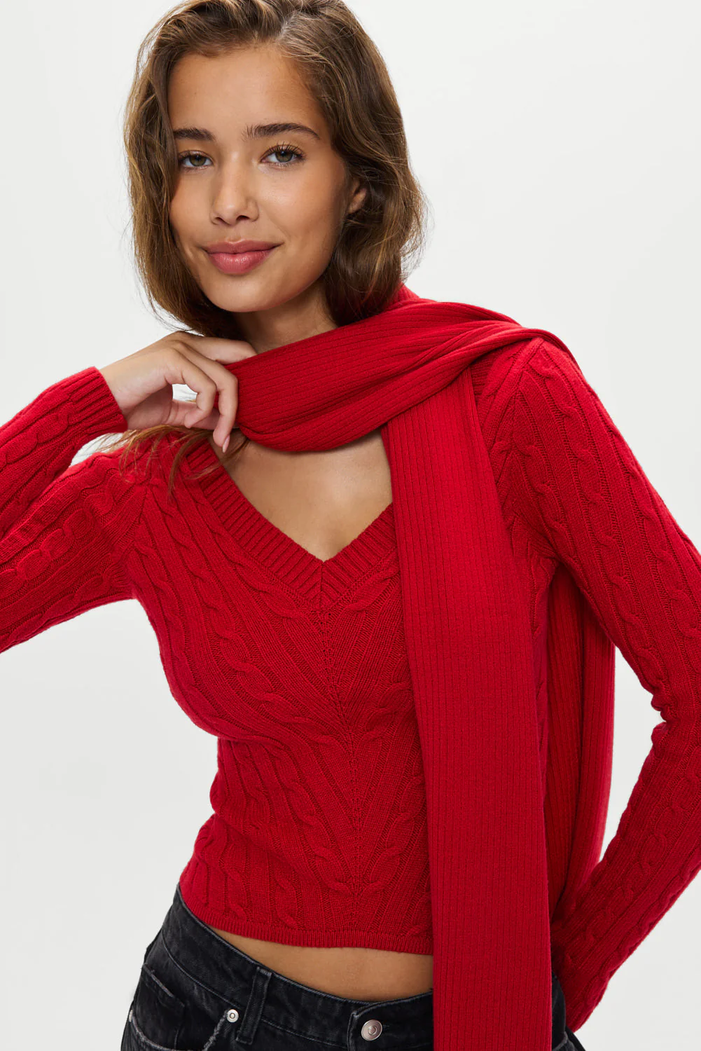 Snug Knit Scarf | Heartstrings - Image 3