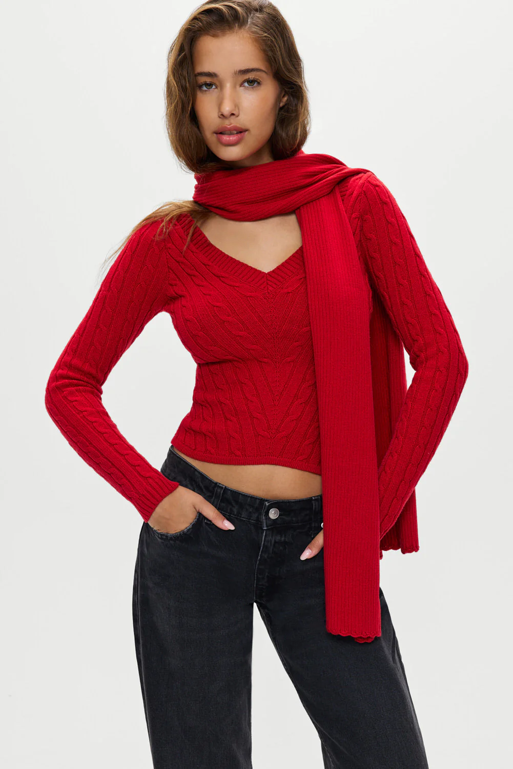 Snug Knit Scarf | Heartstrings - Image 6