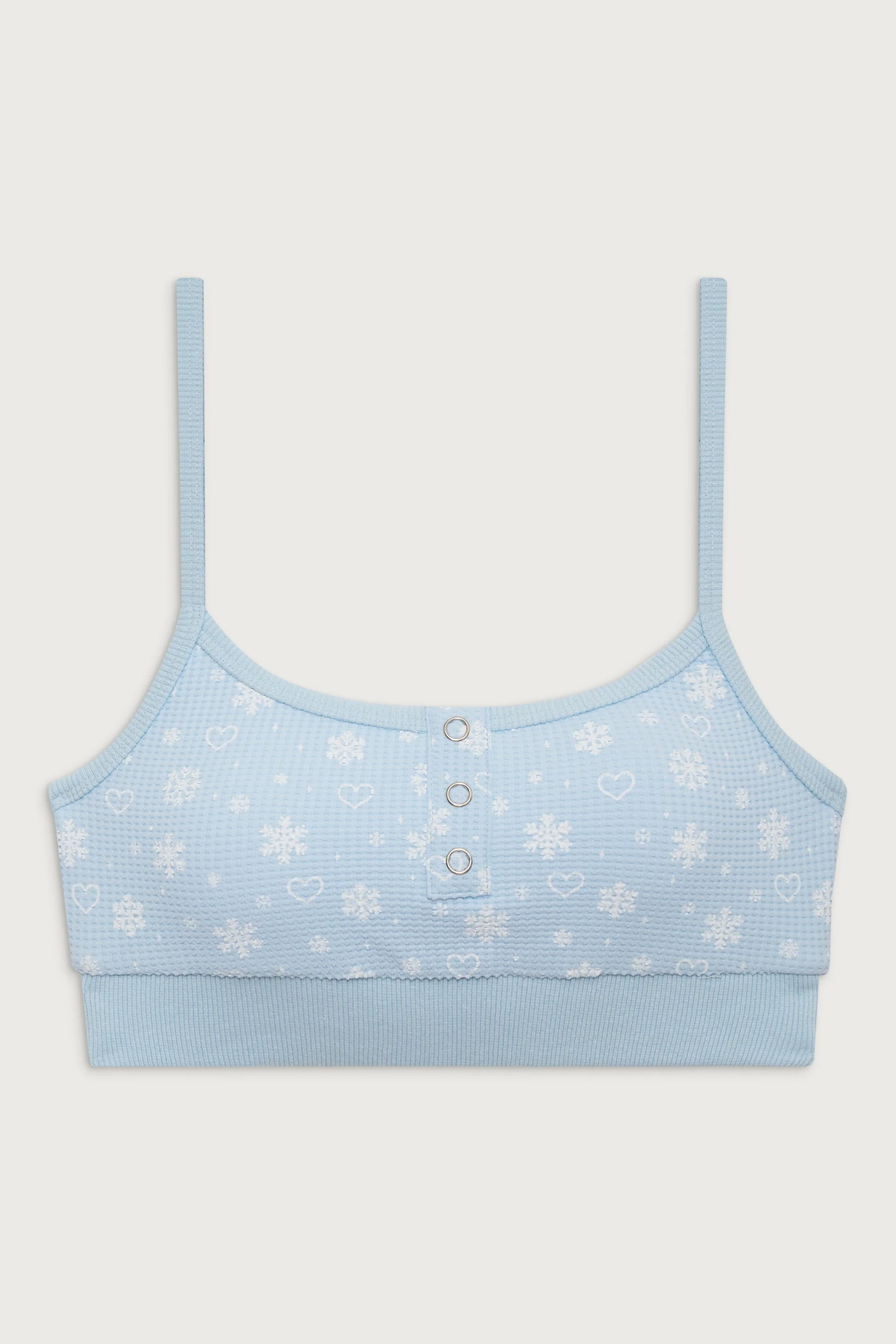 Sugar Waffle Bralette Top | Flurries - Image 2