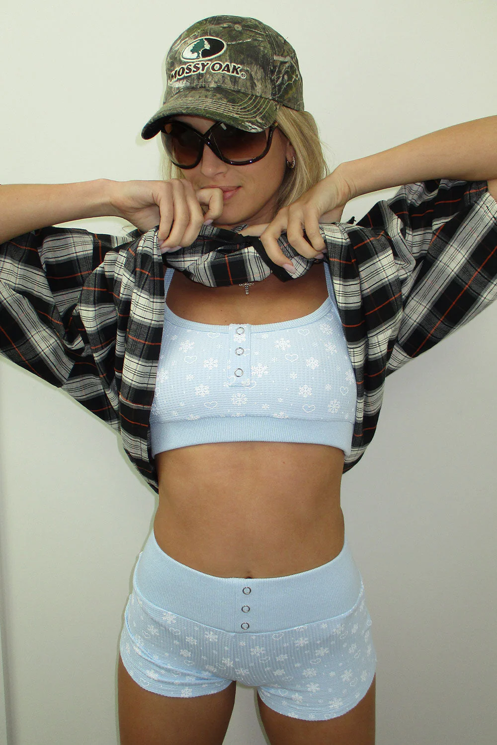 Sugar Waffle Bralette Top | Flurries - Image 3