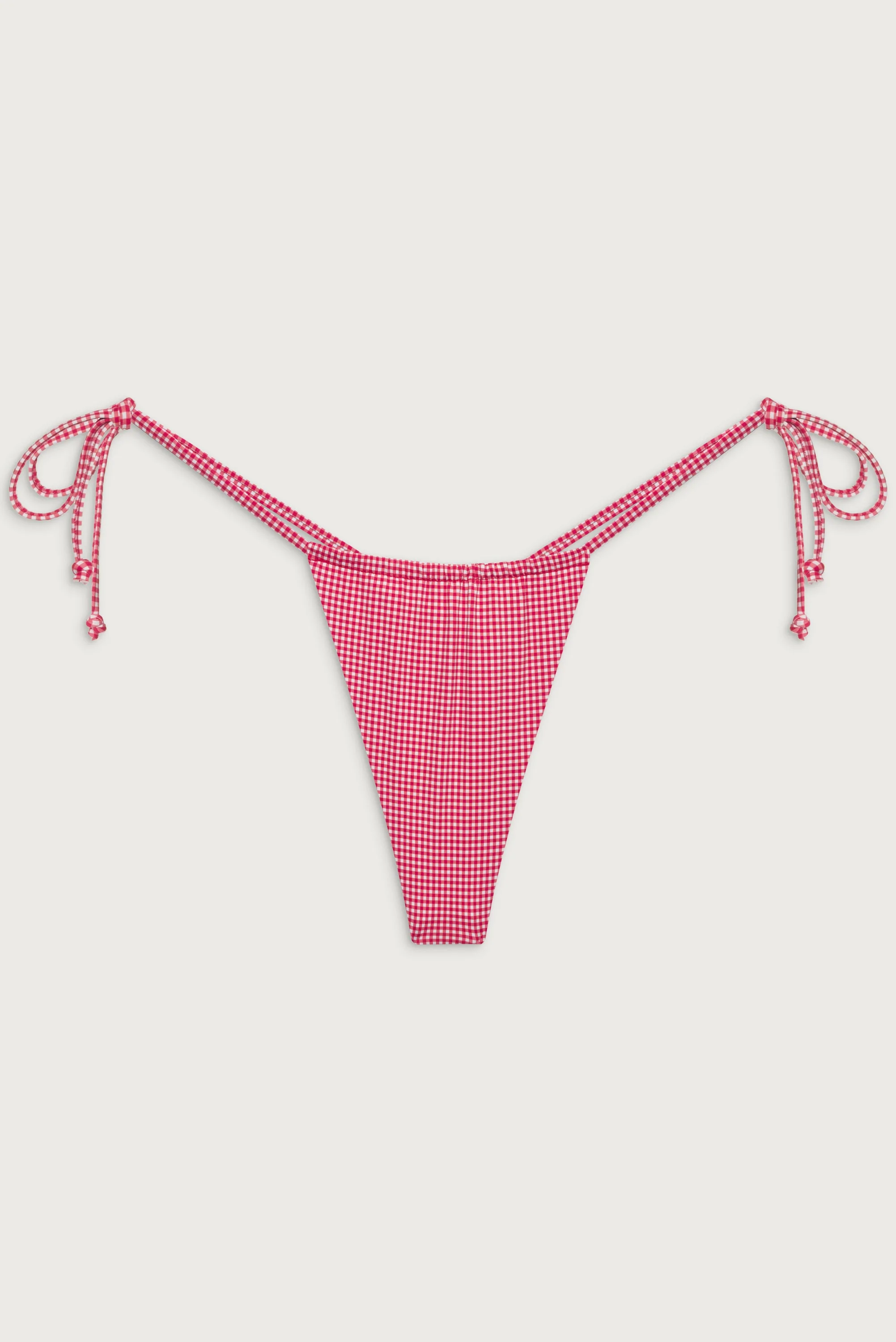 Tia Skimpy Bikini Bottom | Ladybug Gingham - Image 3
