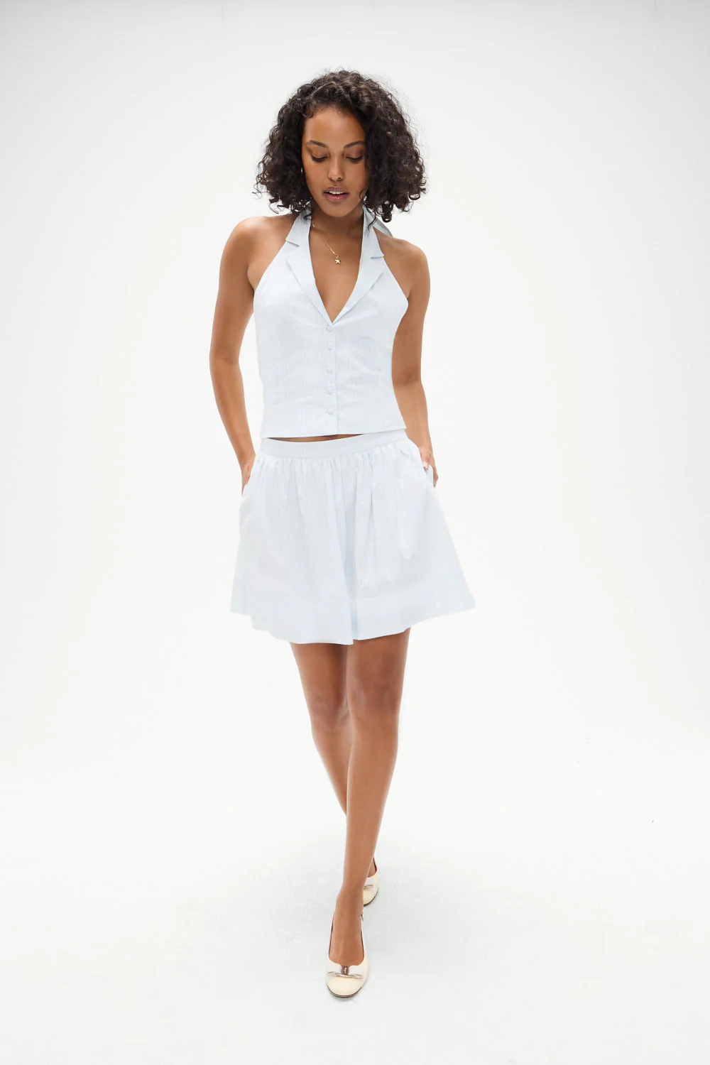 Tory Striped  Skirt | Saltwater Stripe - Image 4