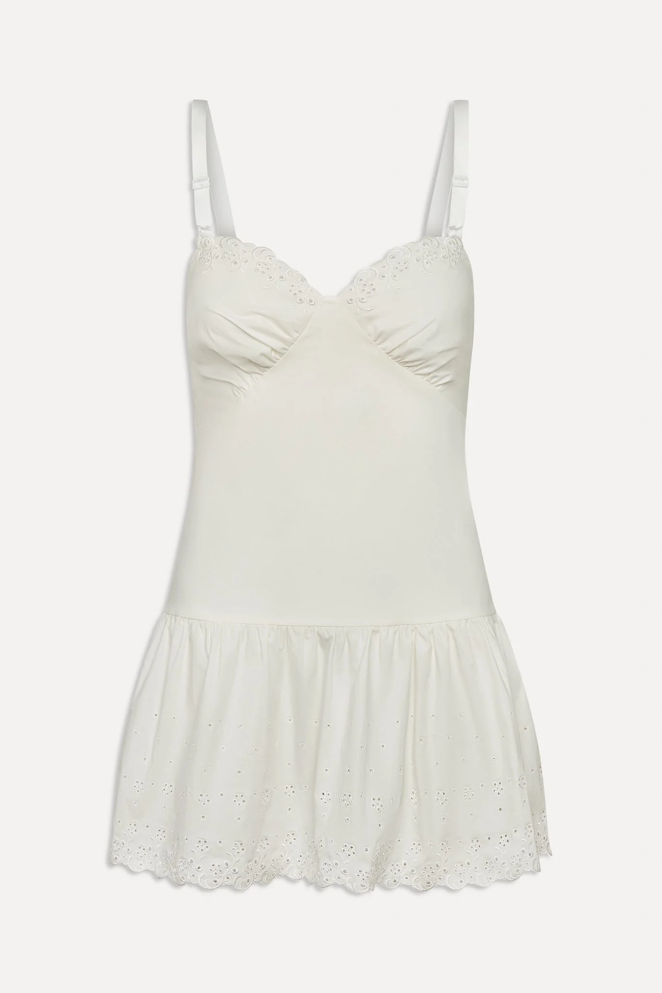 Willa Cotton Mini Dress | Spring Cloud - Image 3