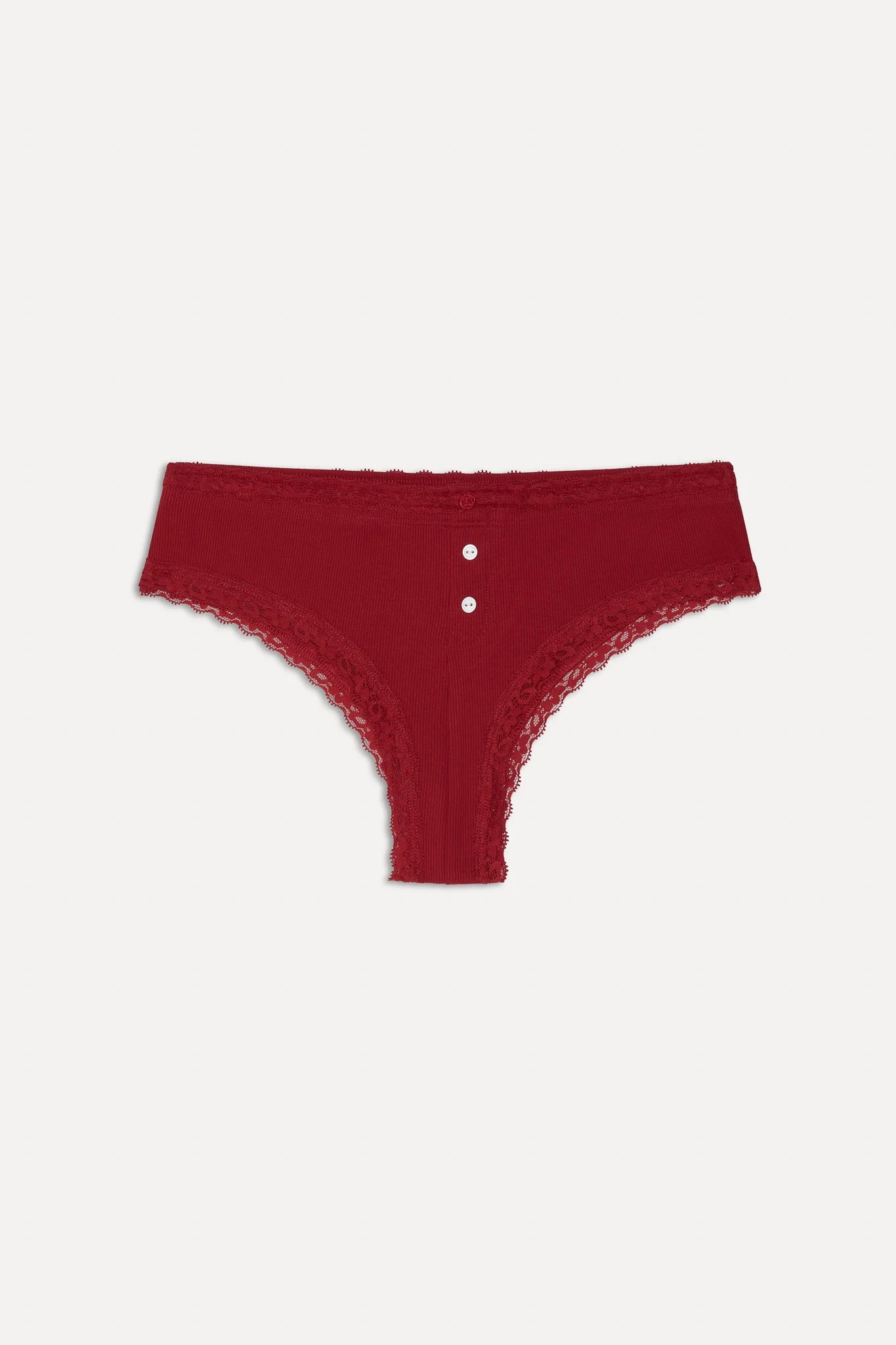 x BELLA HADID Bluebell Cotton Brief | Cardinal - Image 3