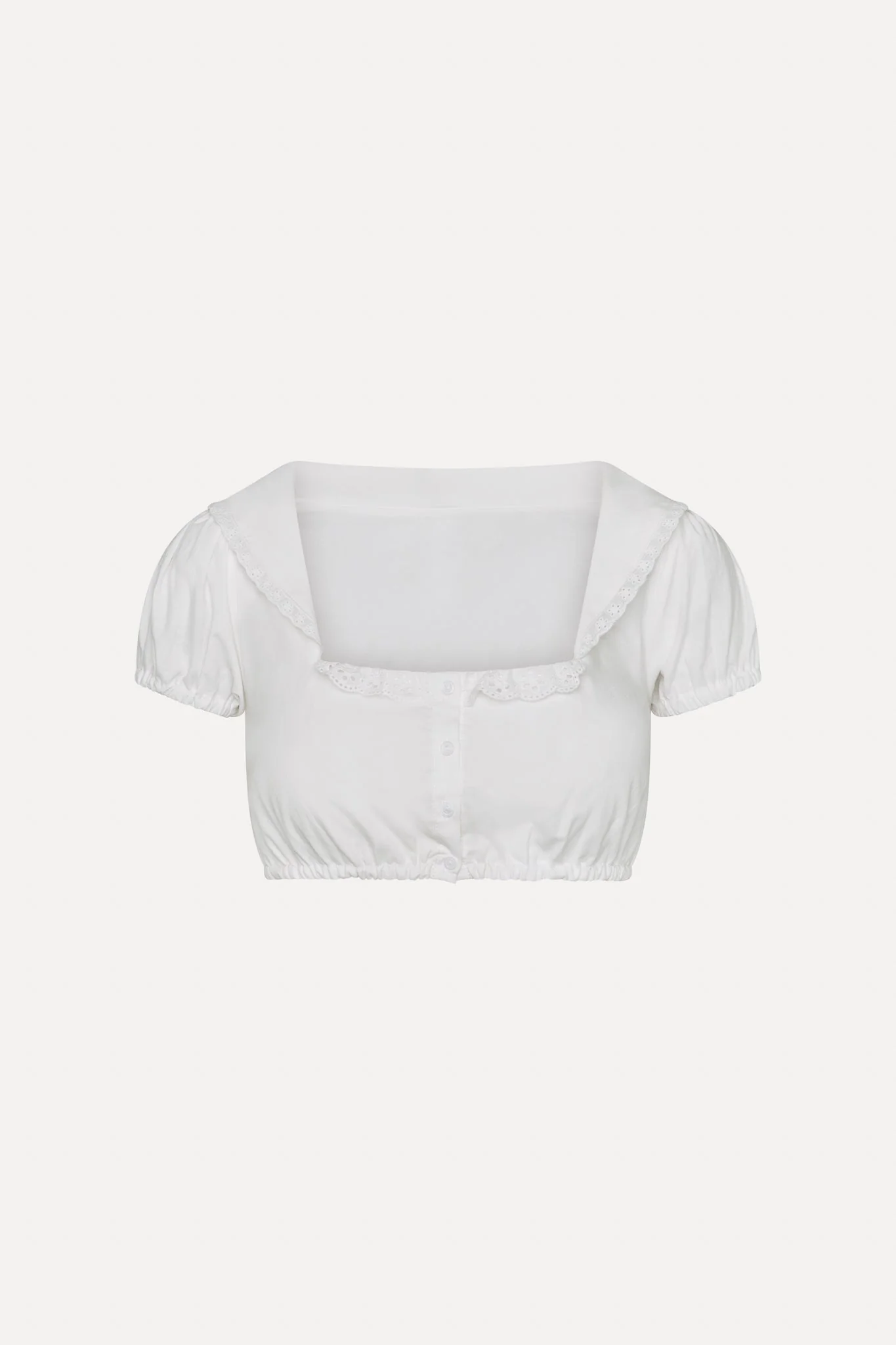 x BELLA HADID Little Miss Top | White - Image 3