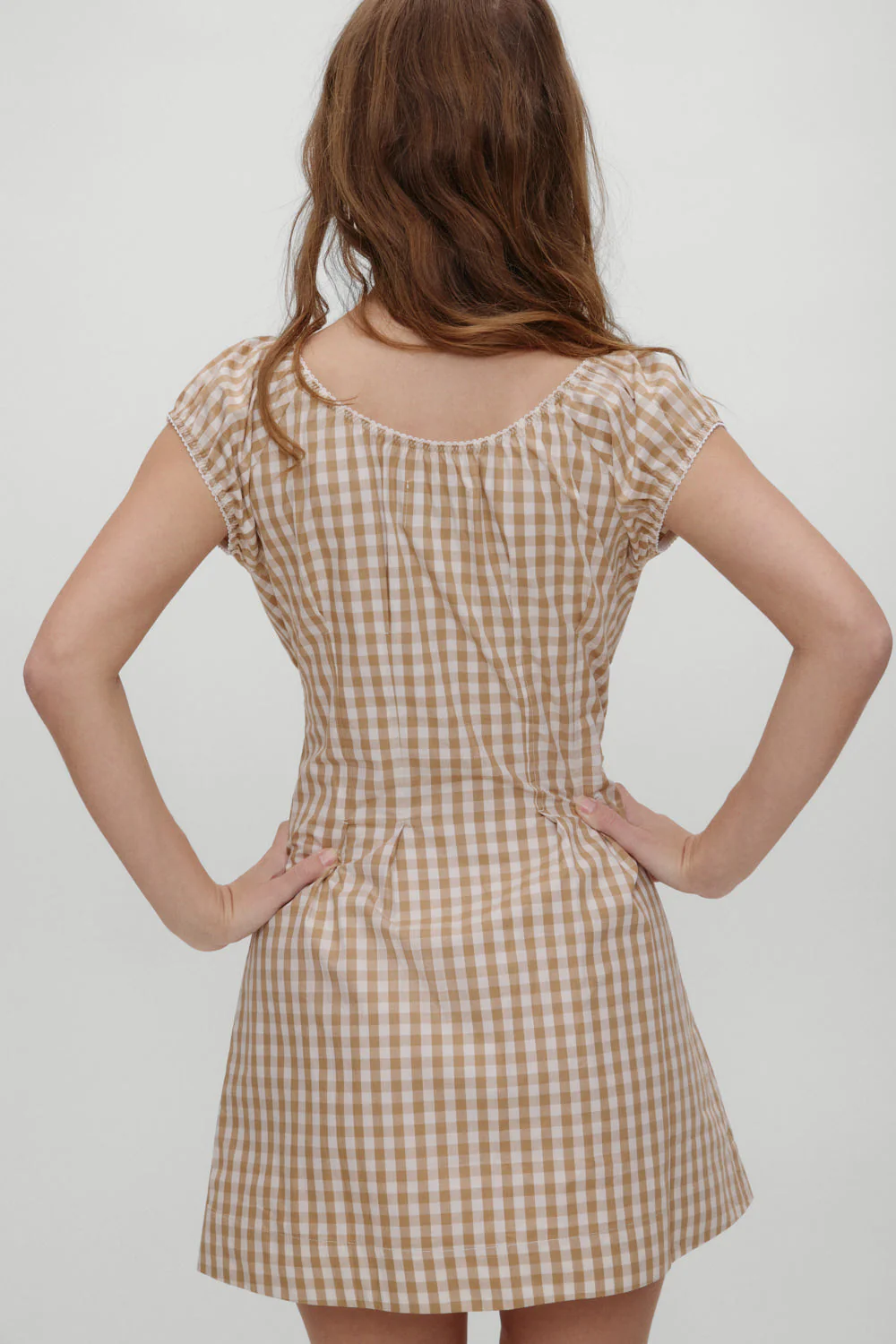 x BELLA HADID Mustang Mini Dress | Rodeo Gingham - Image 4