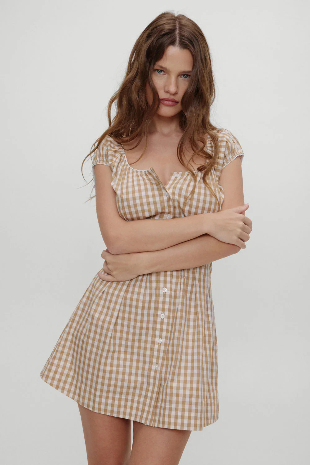 x BELLA HADID Mustang Mini Dress | Rodeo Gingham - Image 8