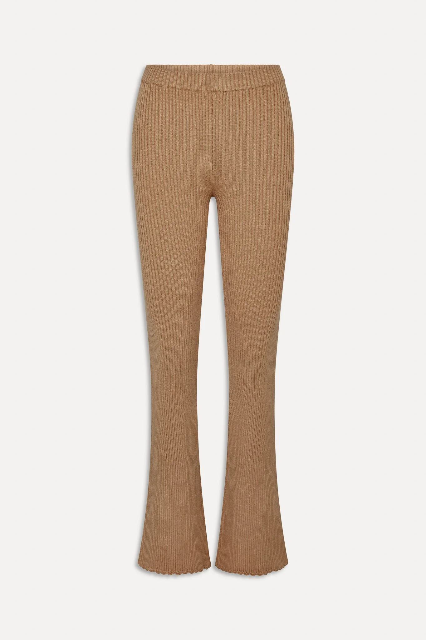 x BELLA HADID Texas Knit Pants | Caramel - Image 3