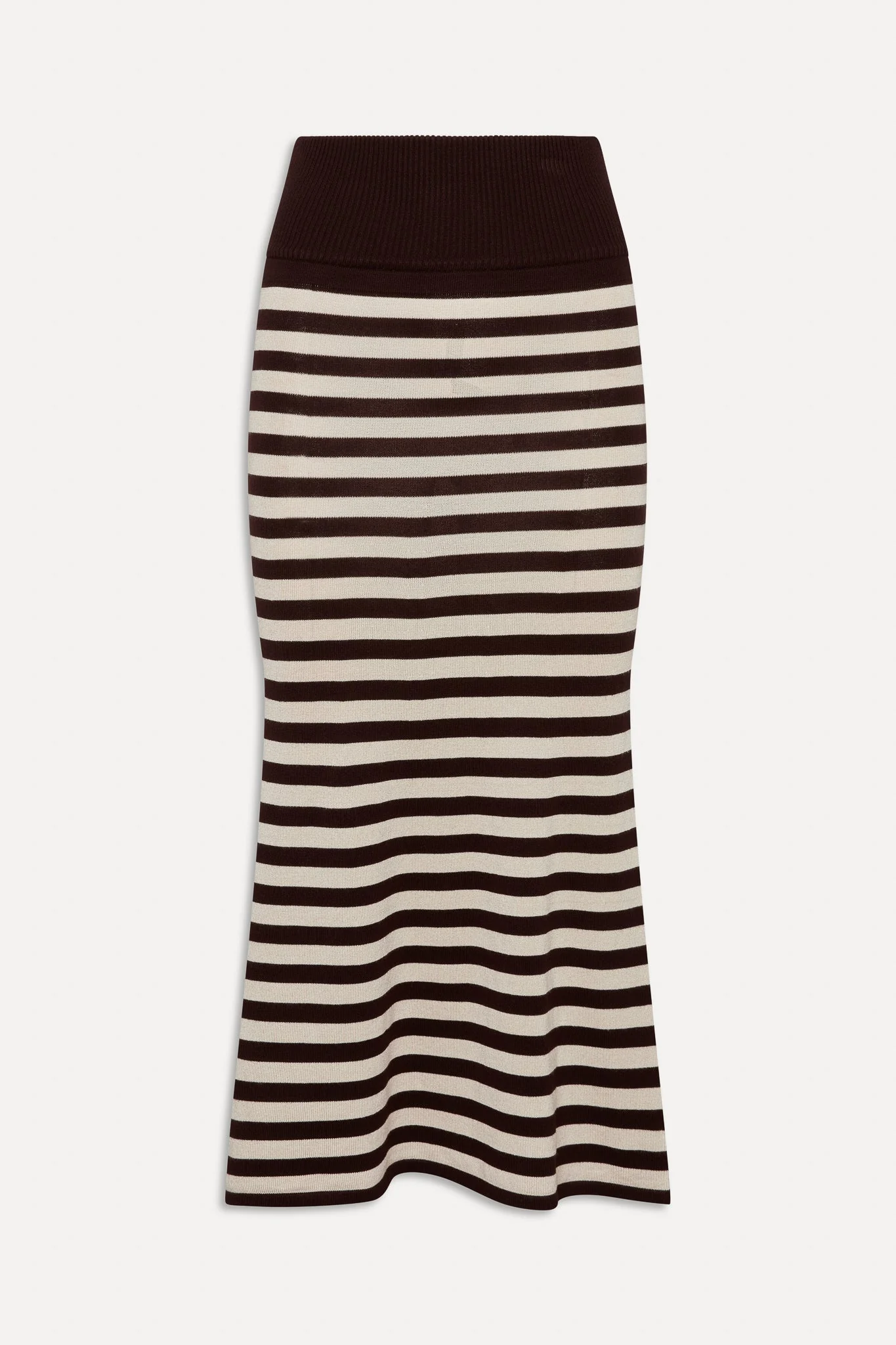 x BELLA HADID Tucker Knit Midi Skirt | Cowboy Stripe - Image 3