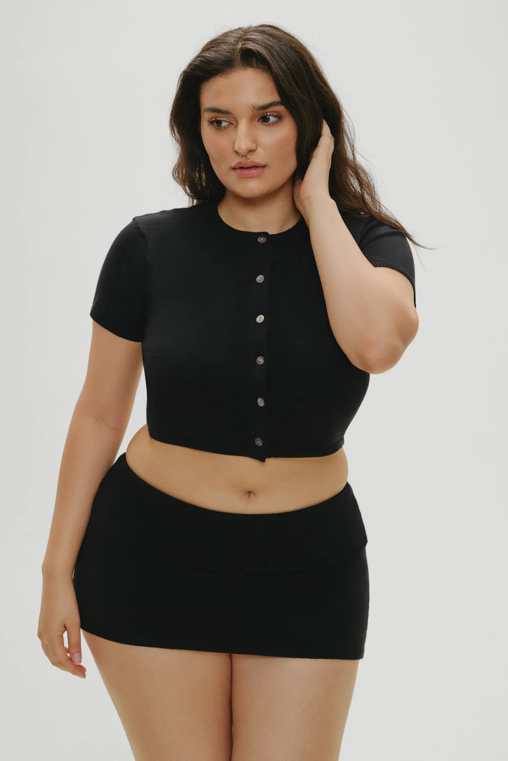x Khy Briar Cloud Knit Skirt | Midnight Serenade - Image 7