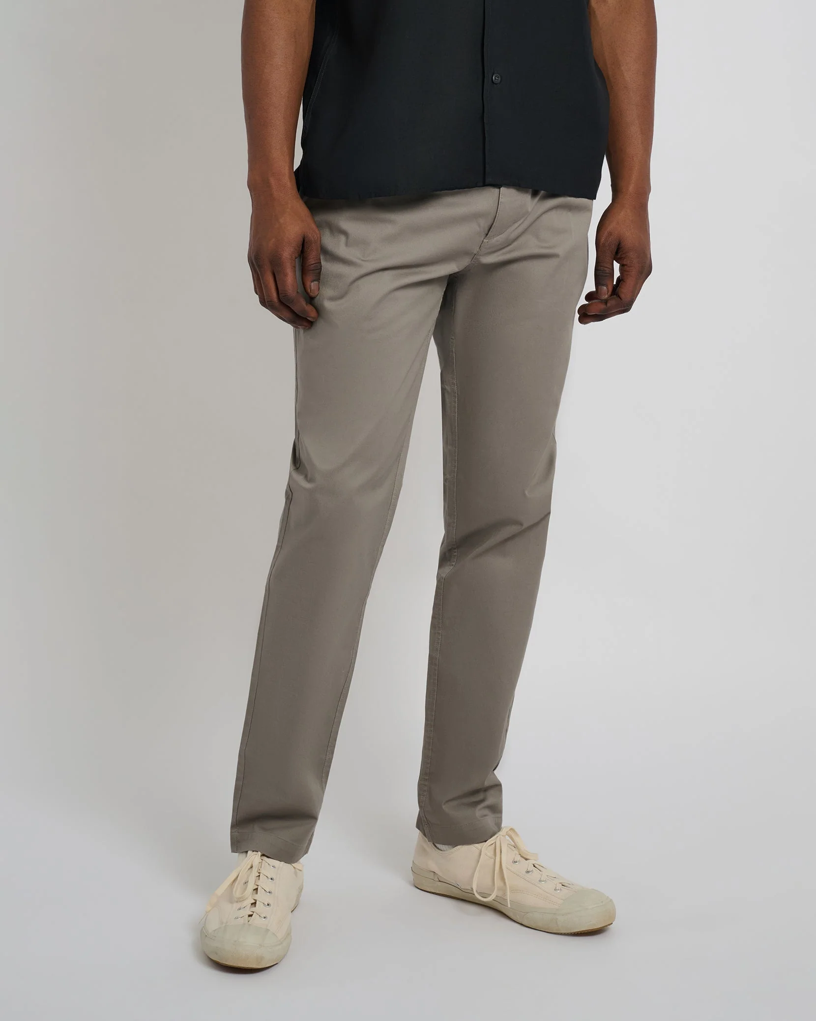 Mens | Garment Dye Cotton Drawstring Pant | Cinder - Image 3