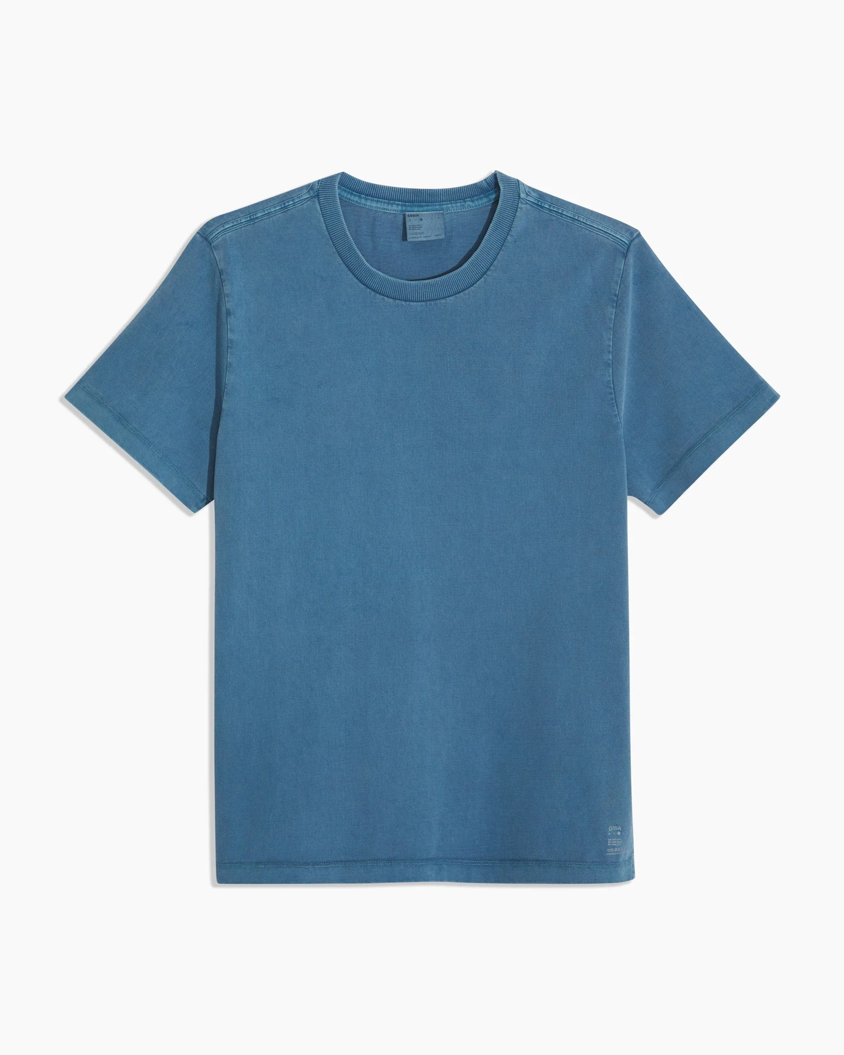 Mens | Garment Dye Jersey Crew Neck Tee | Lilac - Image 12