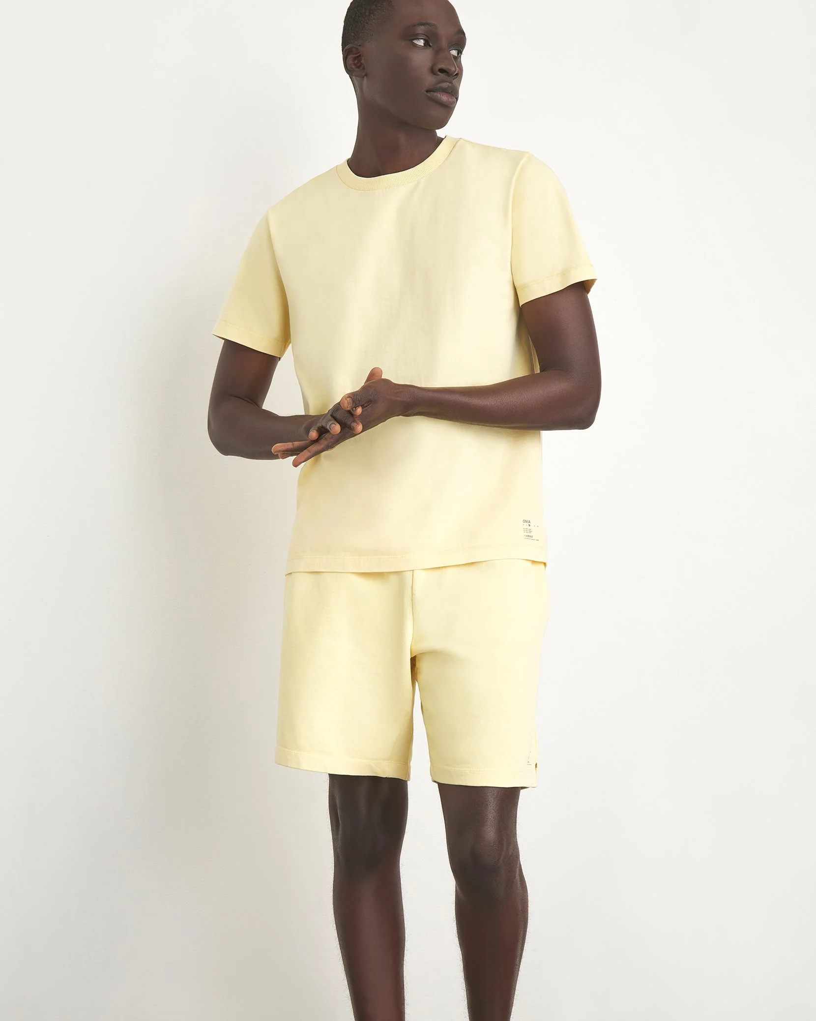 Mens | Garment Dye Jersey Crew Neck Tee | Lilac - Image 20