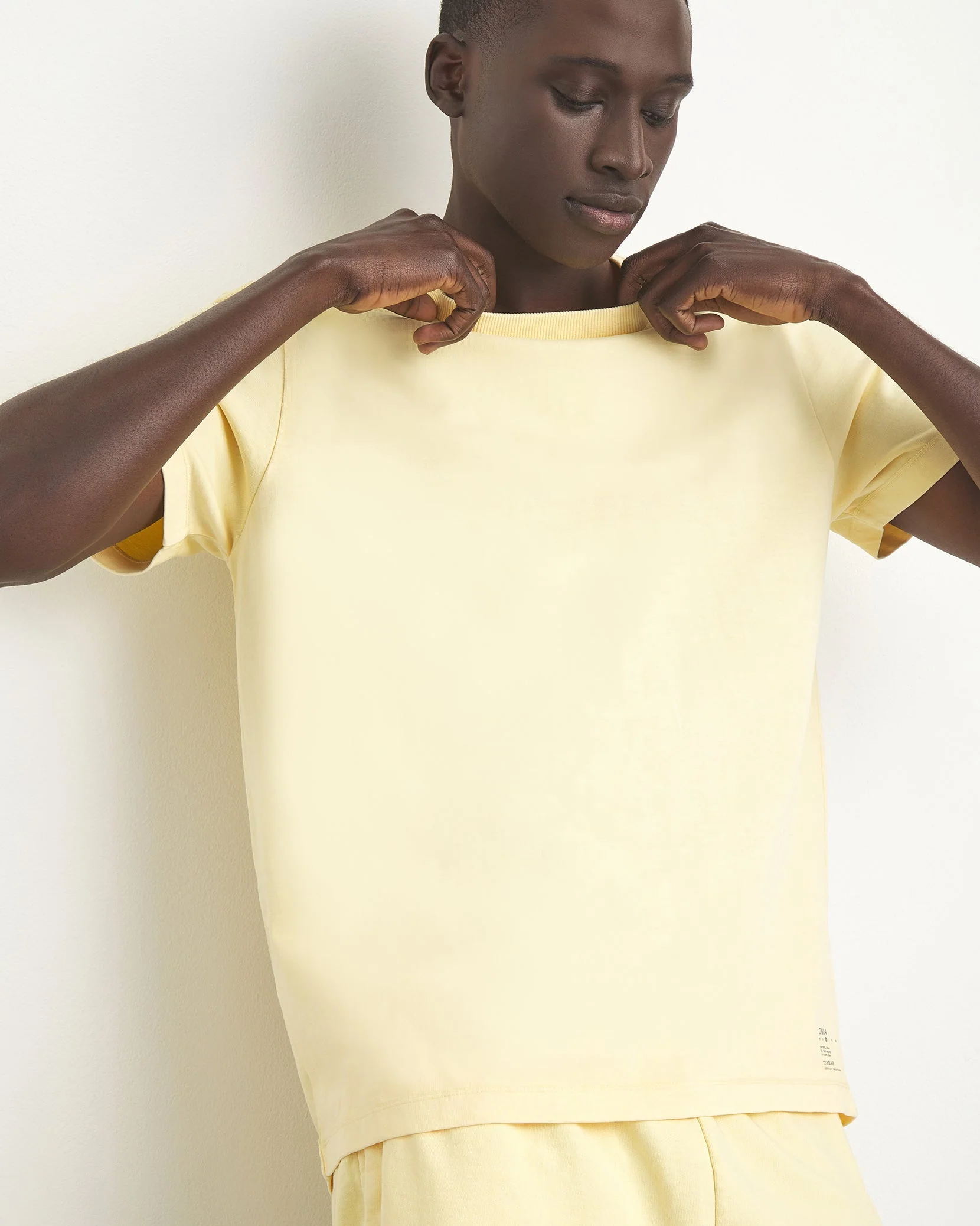 Mens | Garment Dye Jersey Crew Neck Tee | Lilac - Image 22