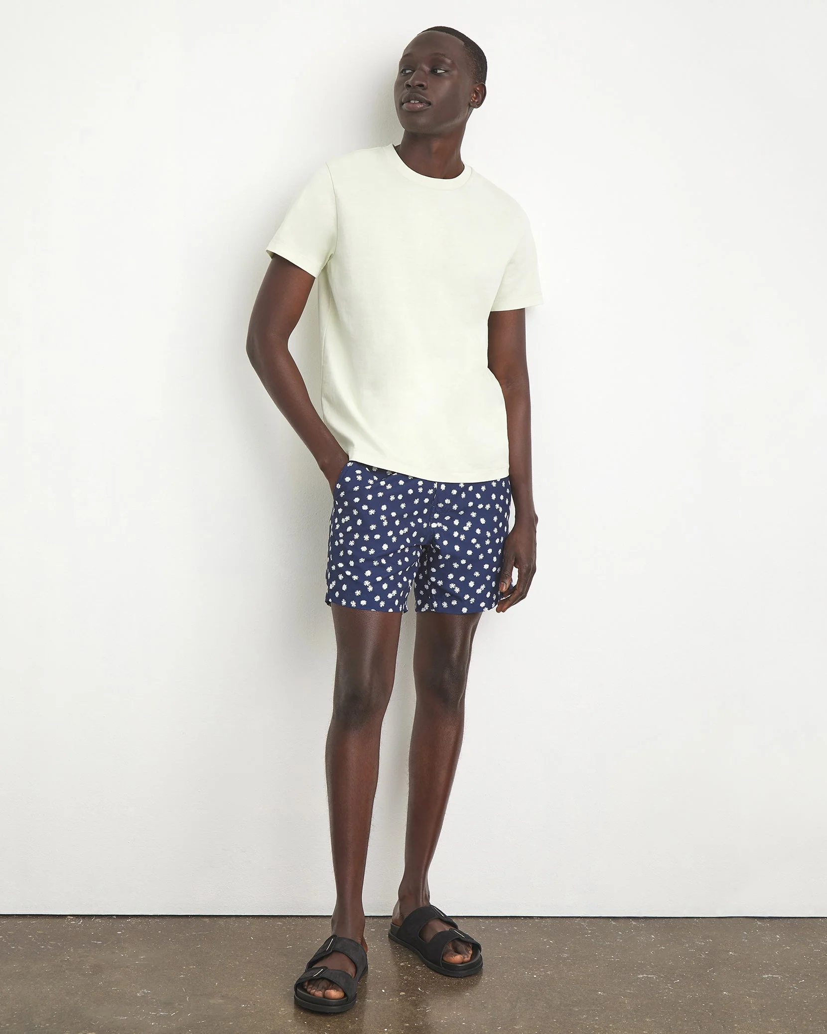 Mens | Garment Dye Jersey Crew Neck Tee | Lilac - Image 27