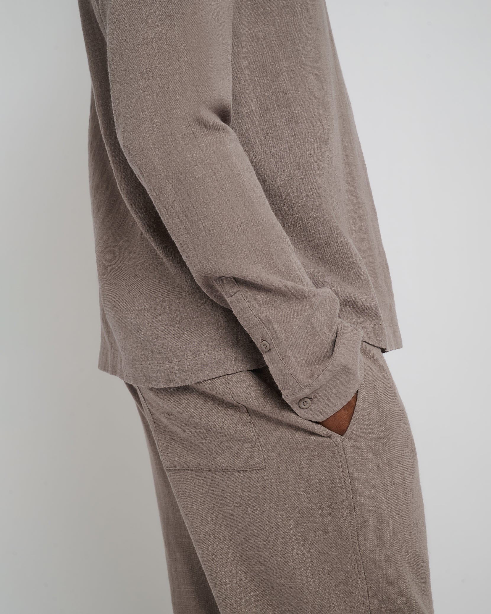 Mens | Gauze Pull On Pant | Cinder - Image 4