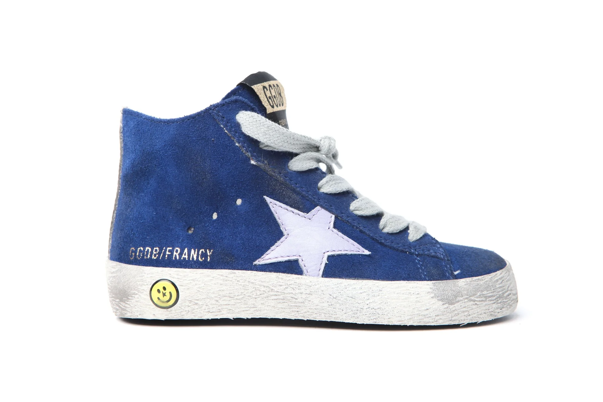 Kids | Francy Sneakers Blue Suede - Image 2