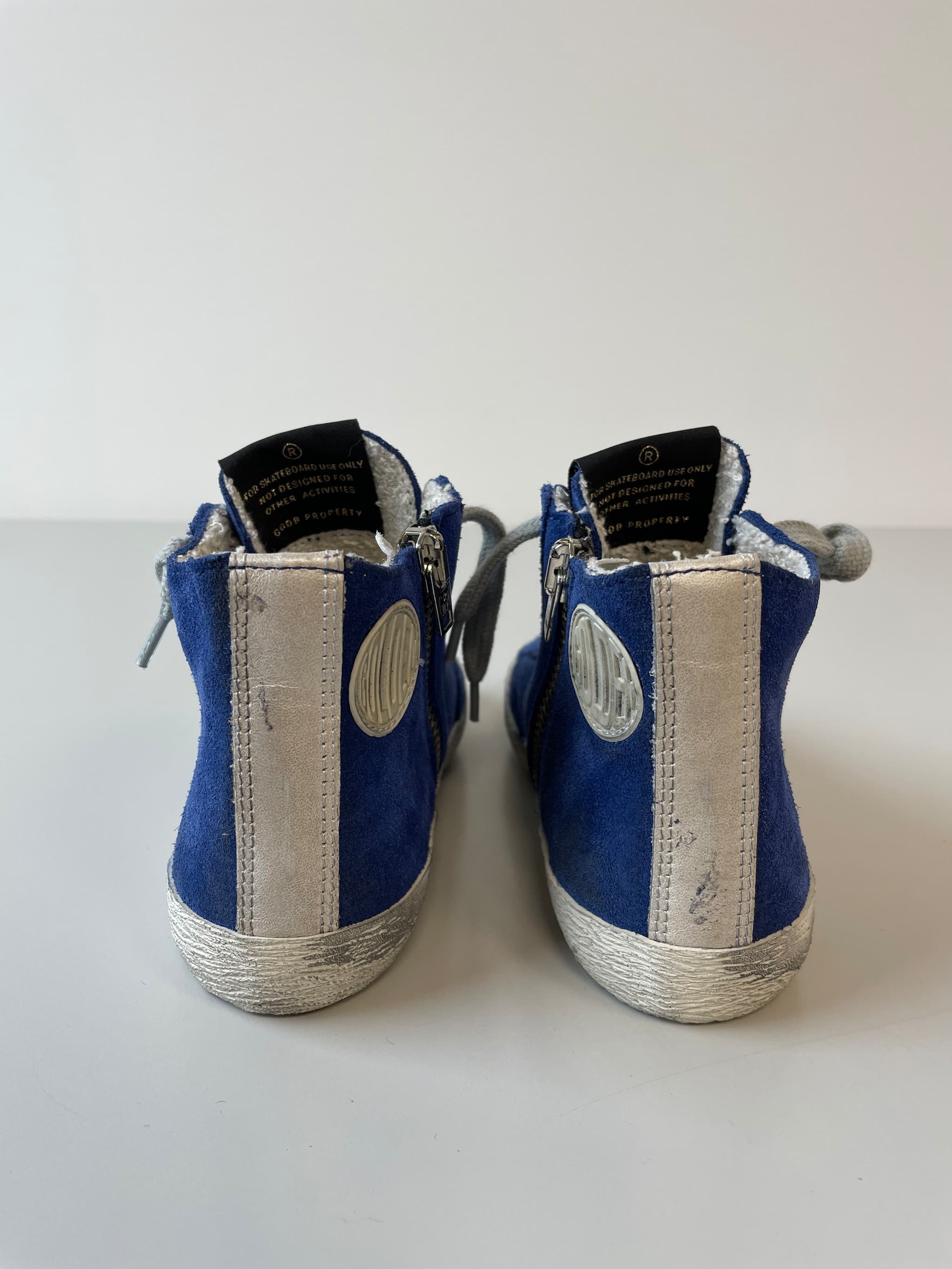 Kids | Francy Sneakers Blue Suede - Image 4