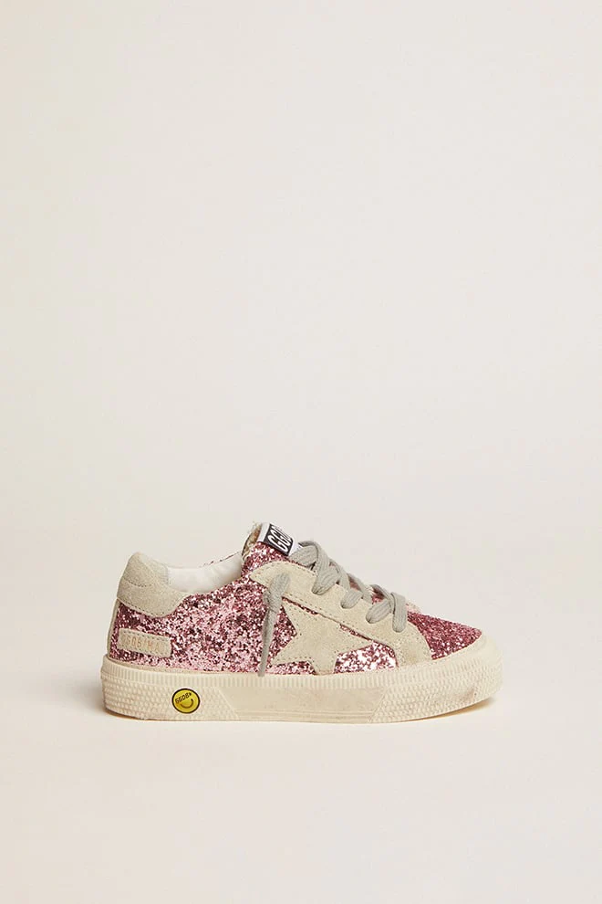 Kids | May Ice Suede & Bubblegum Pink Glitter | Bubblegum Pink x Ice - Image 7