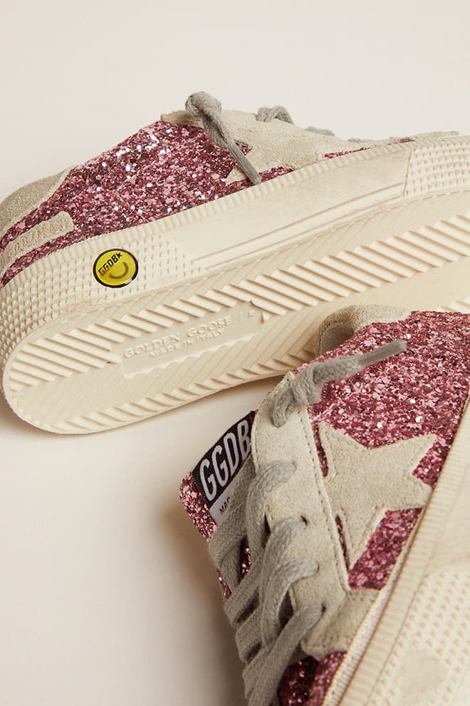 Kids | May Ice Suede & Bubblegum Pink Glitter | Bubblegum Pink x Ice - Image 8