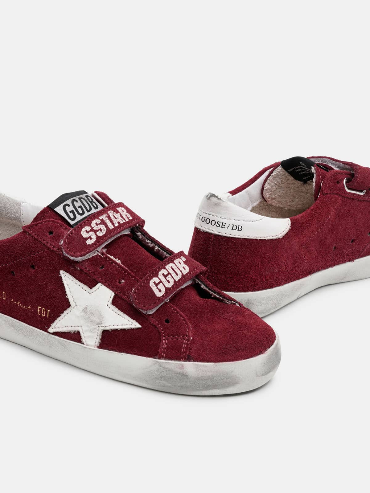 Kids | Old School Sneakers Suede with White Star - Image 2